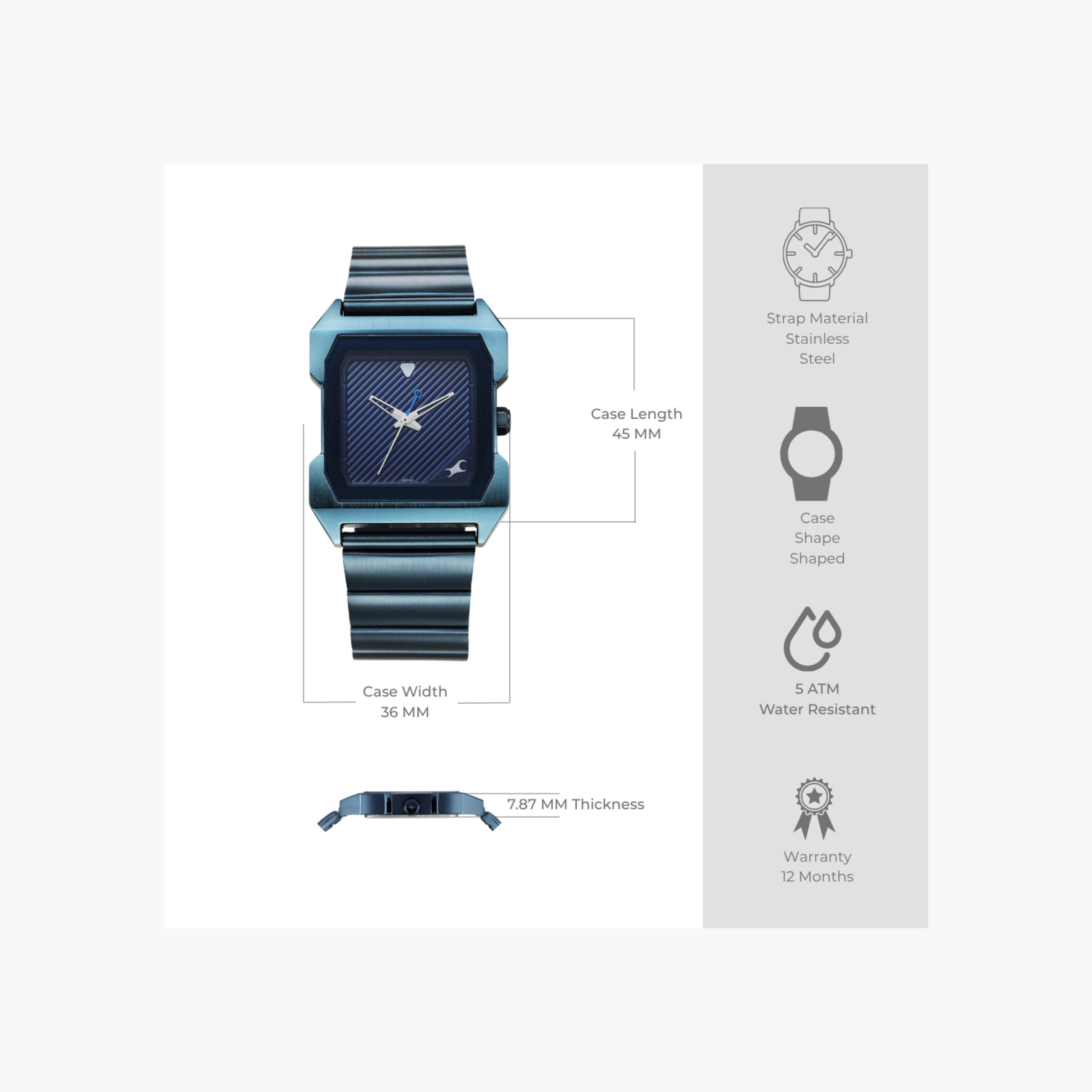 Fastrack Textured Square Dial Men's Watch-men-watchesandjewellery-watches-image-4