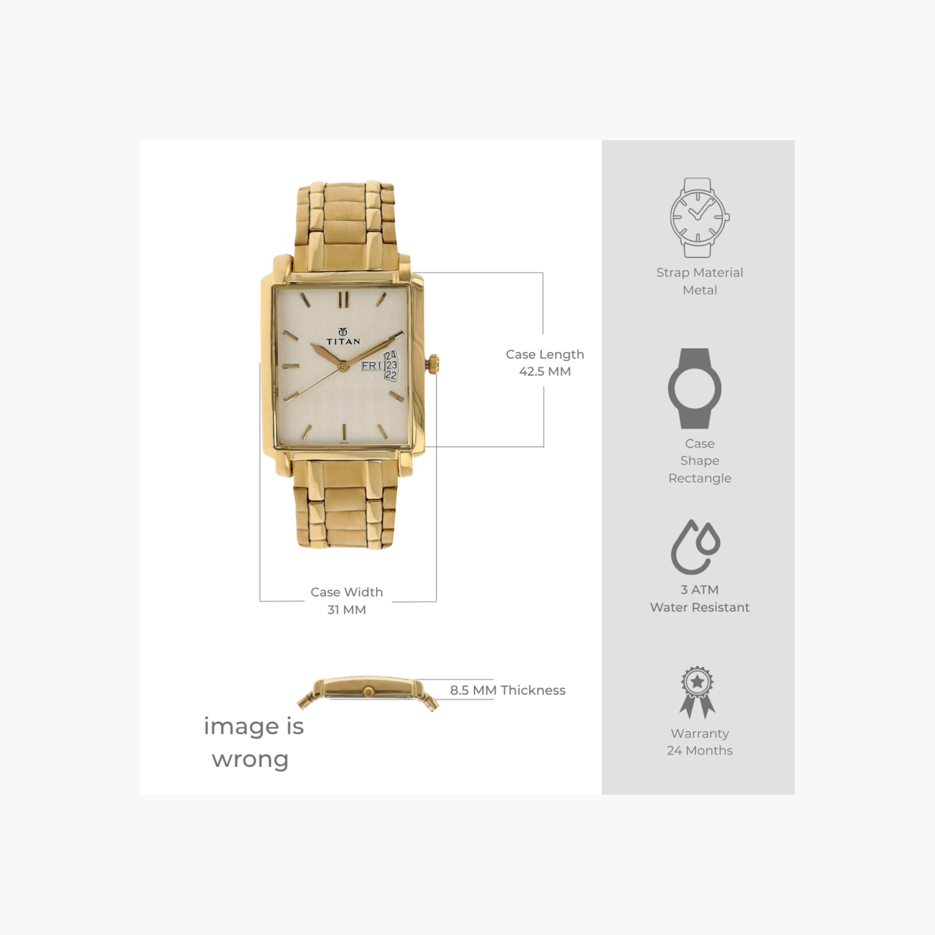 Titan Rectangular Analogue Watch-men-watchesandjewellery-watches-image-2