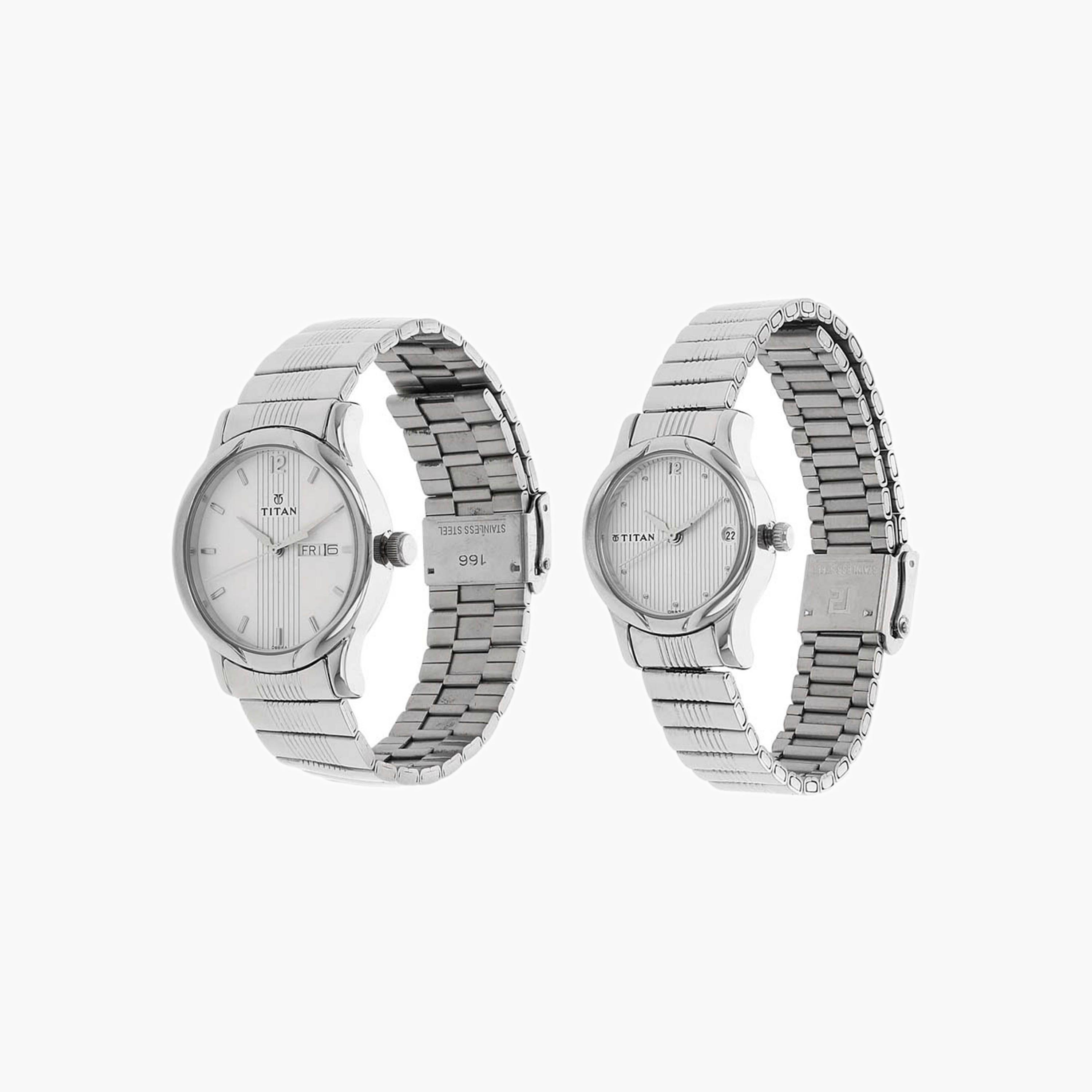 Titan Stainless Steel Couple Watches-men-watchesandjewellery-watches-image-3