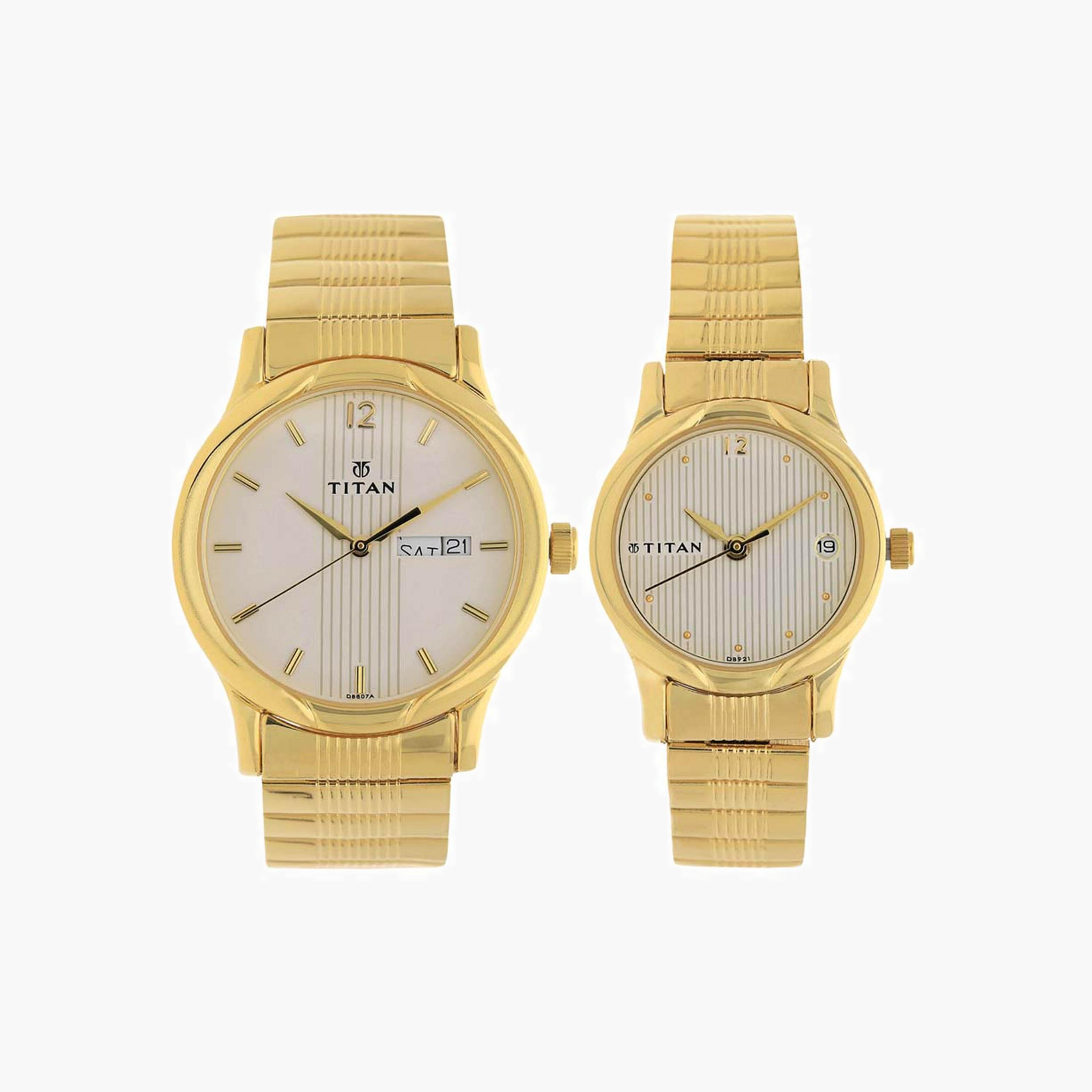 Titan Brass Couple Watch Set-men-watchesandjewellery-watches-image-1