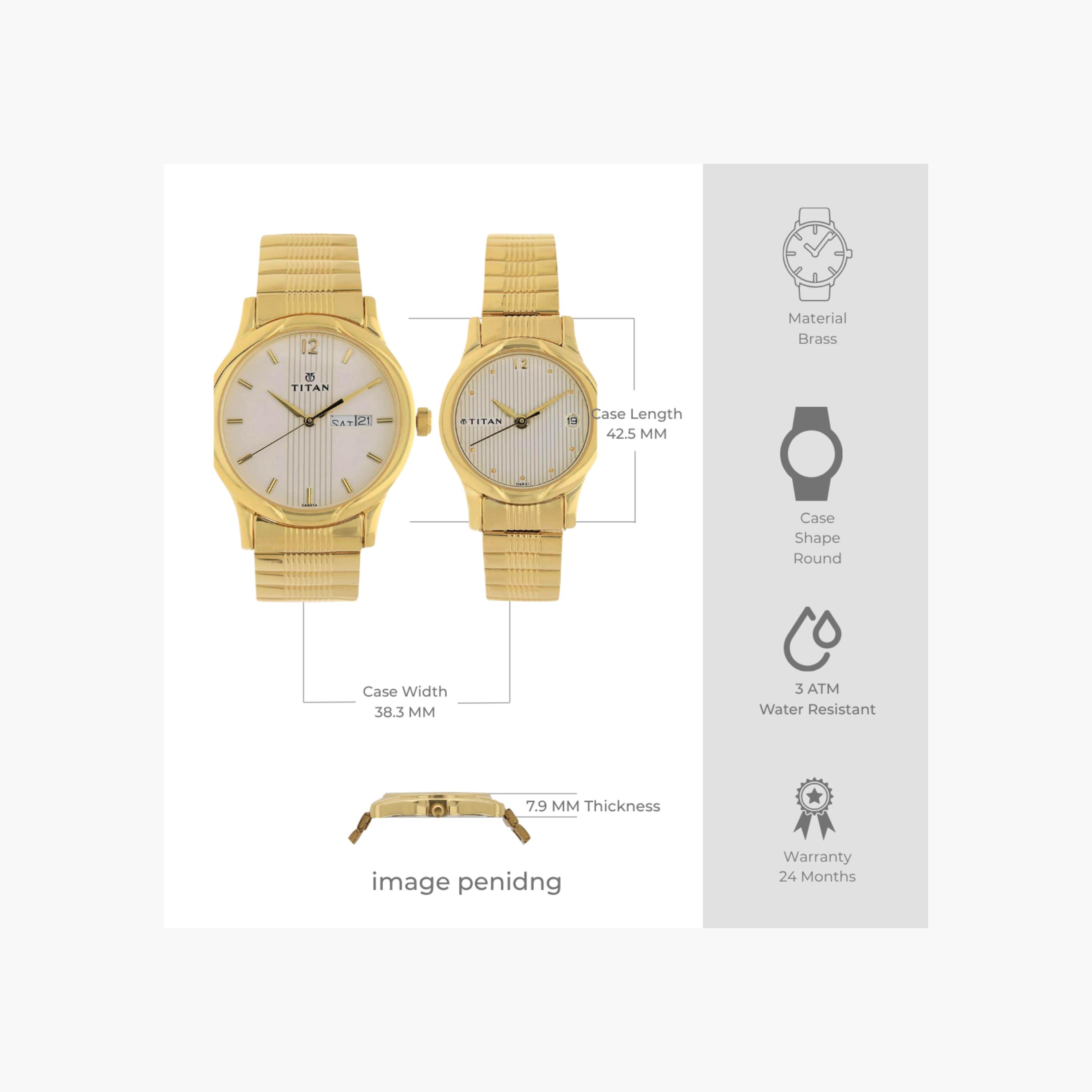 Titan Brass Couple Watch Set-men-watchesandjewellery-watches-image-2