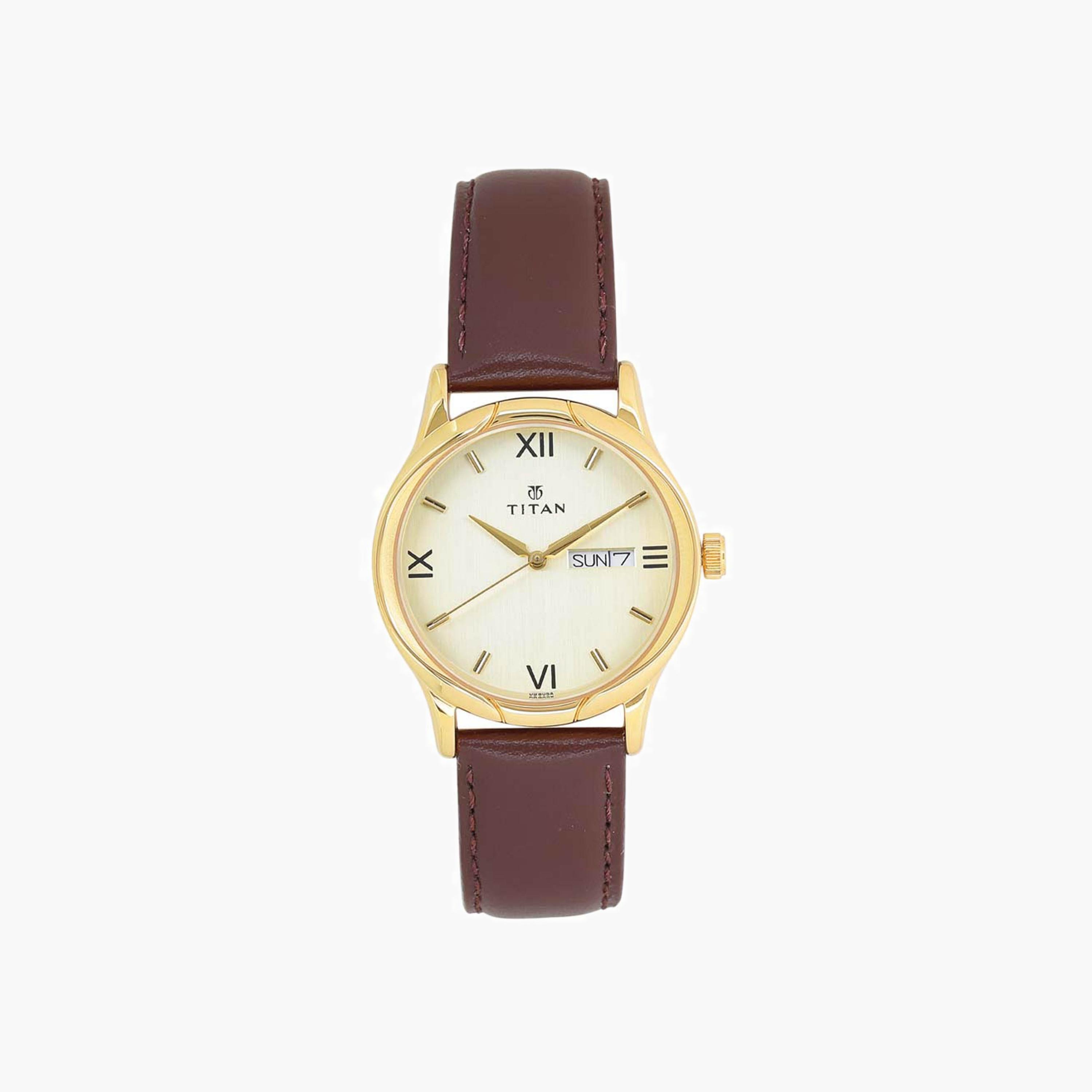 Titan Men's Analogue Leather Watch-men-watchesandjewellery-watches-image-1