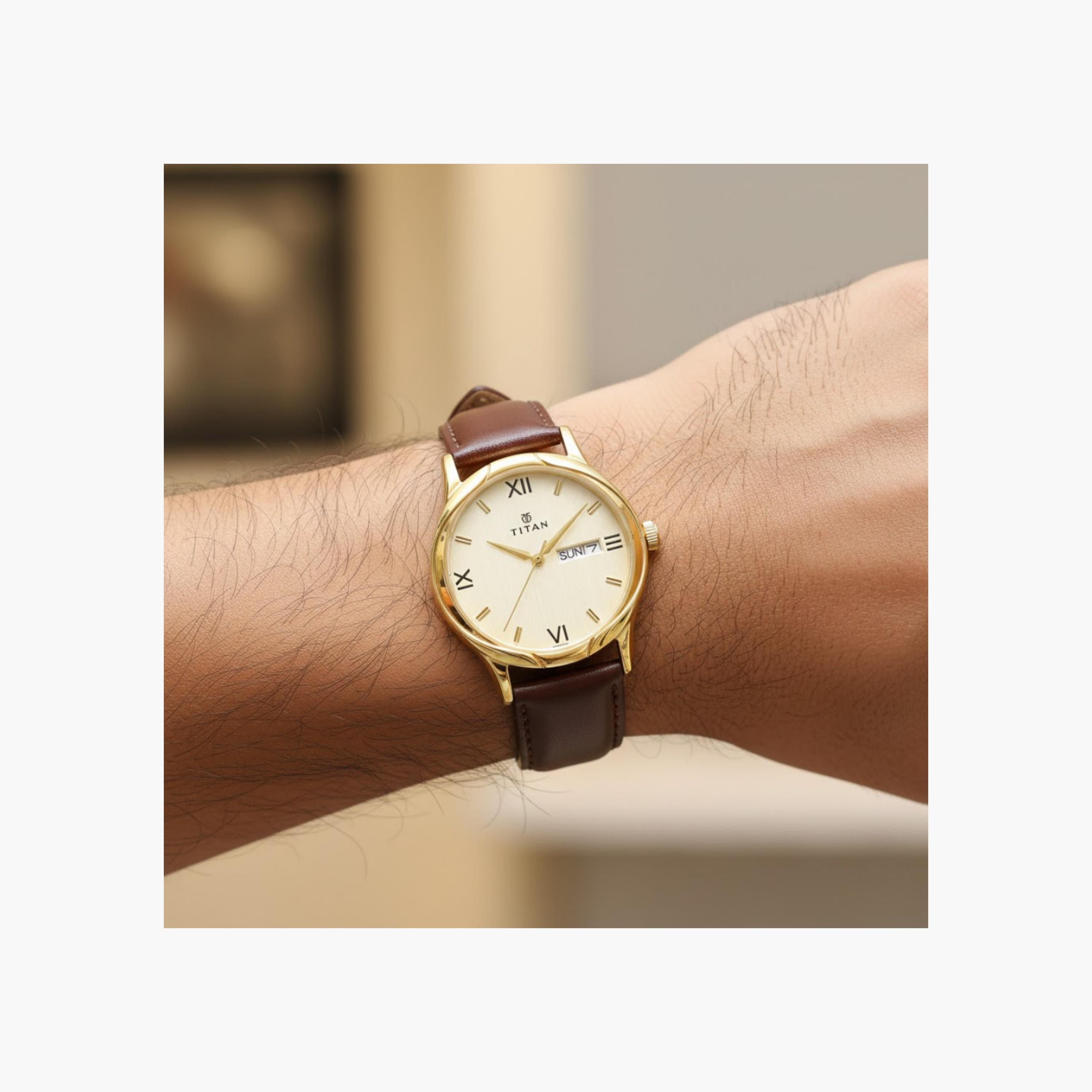 Titan Men's Analogue Leather Watch-men-watchesandjewellery-watches-image-3