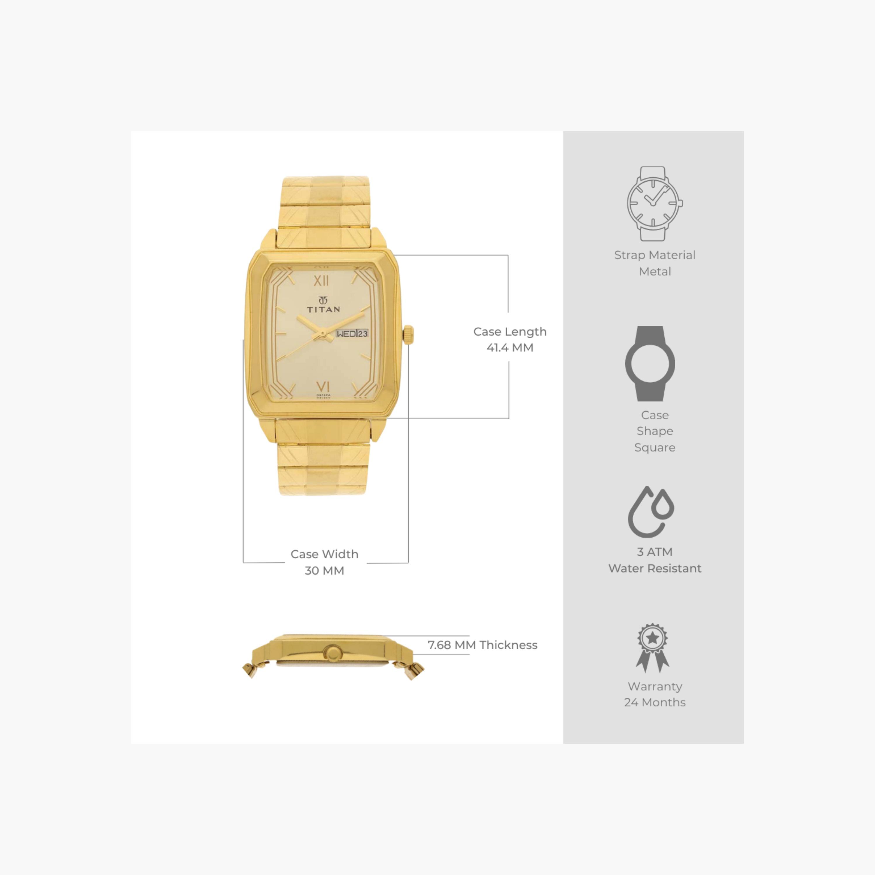 ساعة تيتان أنالوج معدنية للرجال-men-watchesandjewellery-watches-image-2