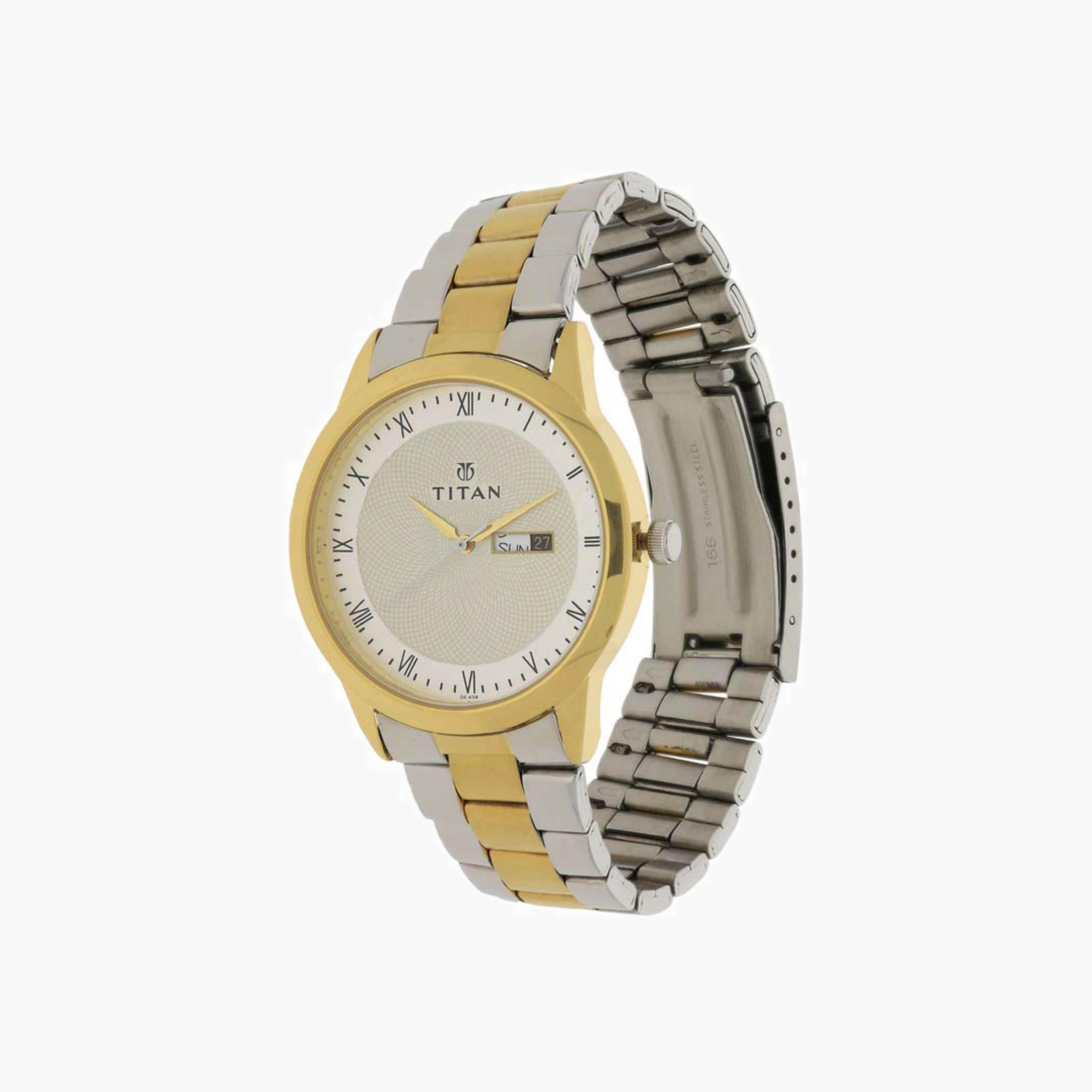 ساعة تيتان بعقارب ومينا معدني للرجال-men-watchesandjewellery-watches-image-5