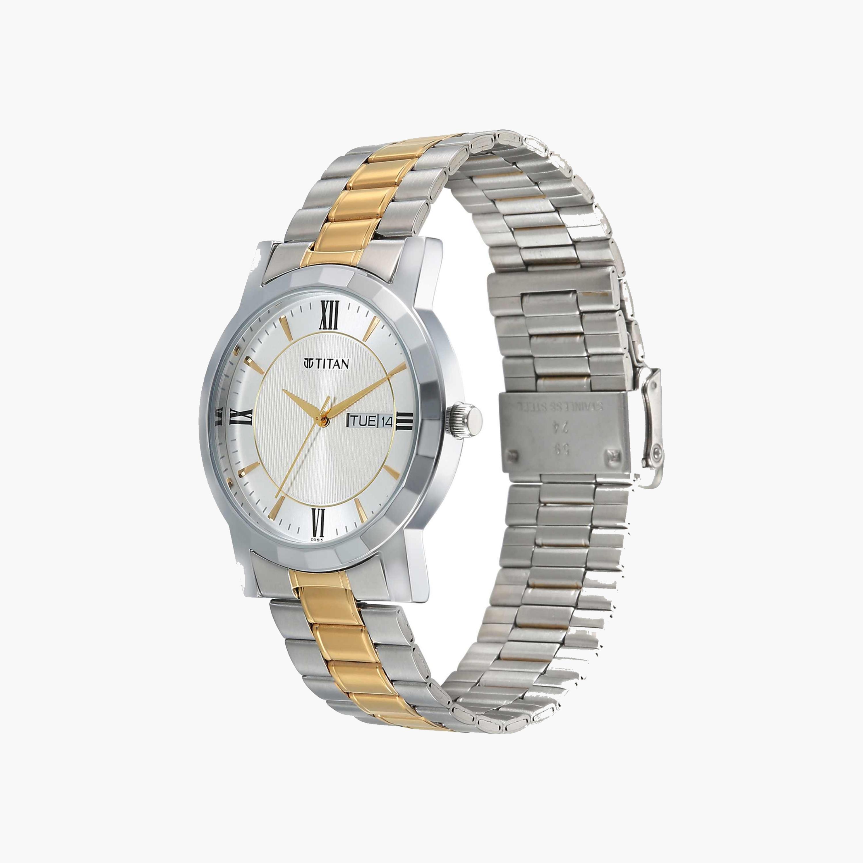 Titan Two-Tone Stainless Steel Men's Watch-men-watchesandjewellery-watches-image-2