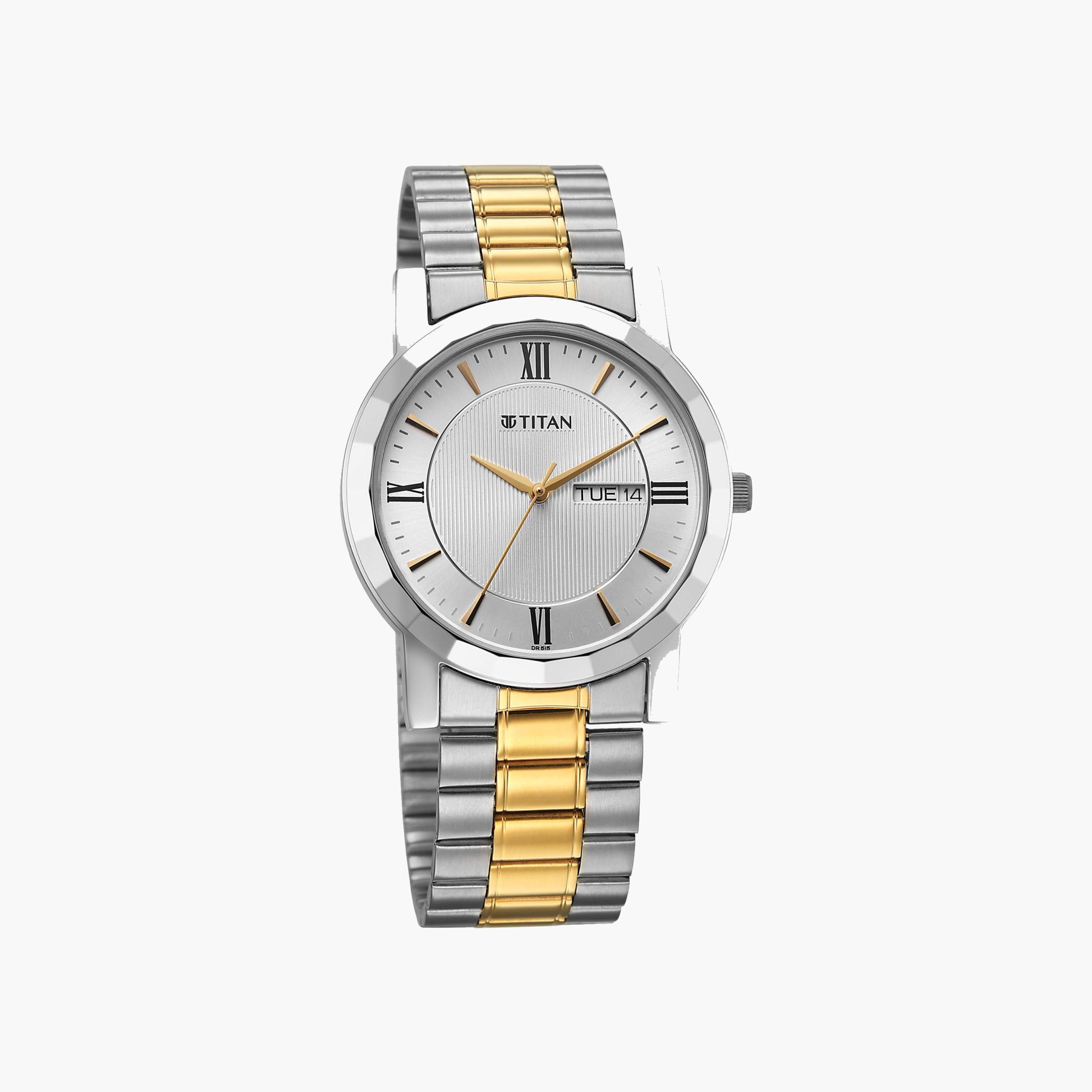 Titan Two-Tone Stainless Steel Men's Watch-men-watchesandjewellery-watches-image-3