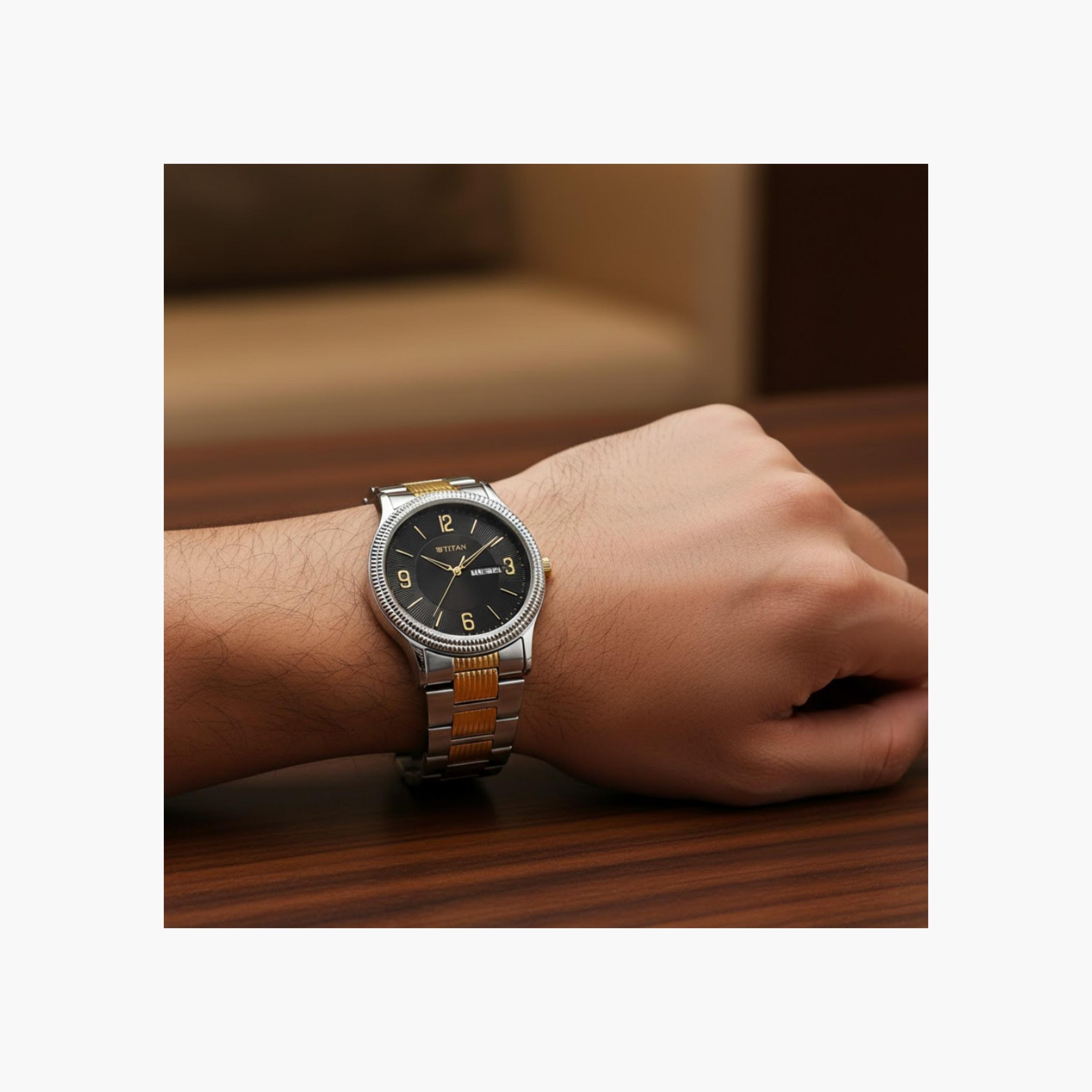 Titan Two-Tone Men's Analogue Watch-men-watchesandjewellery-watches-image-5