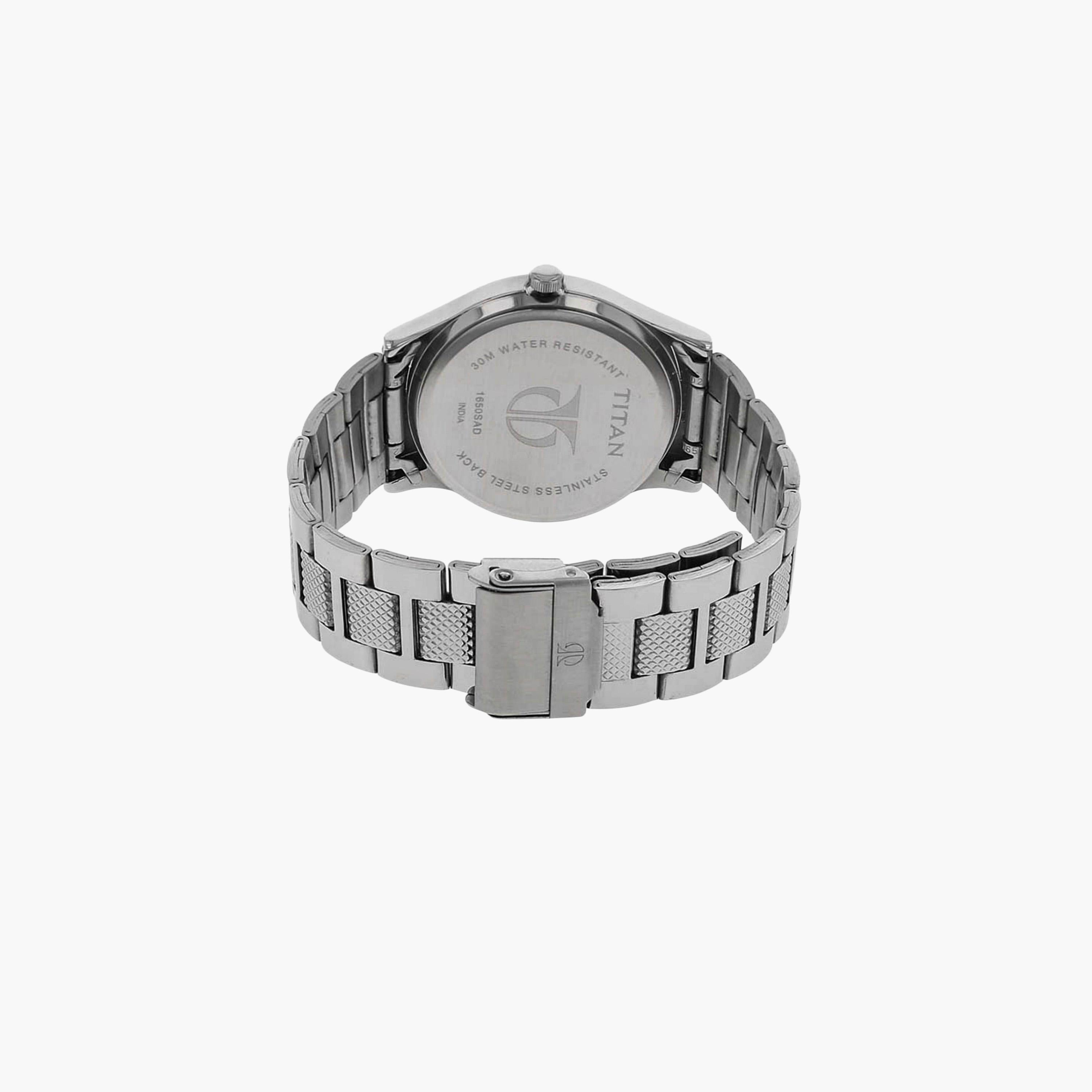 Titan Silver Dial Stainless Steel Watch-men-watchesandjewellery-watches-image-2