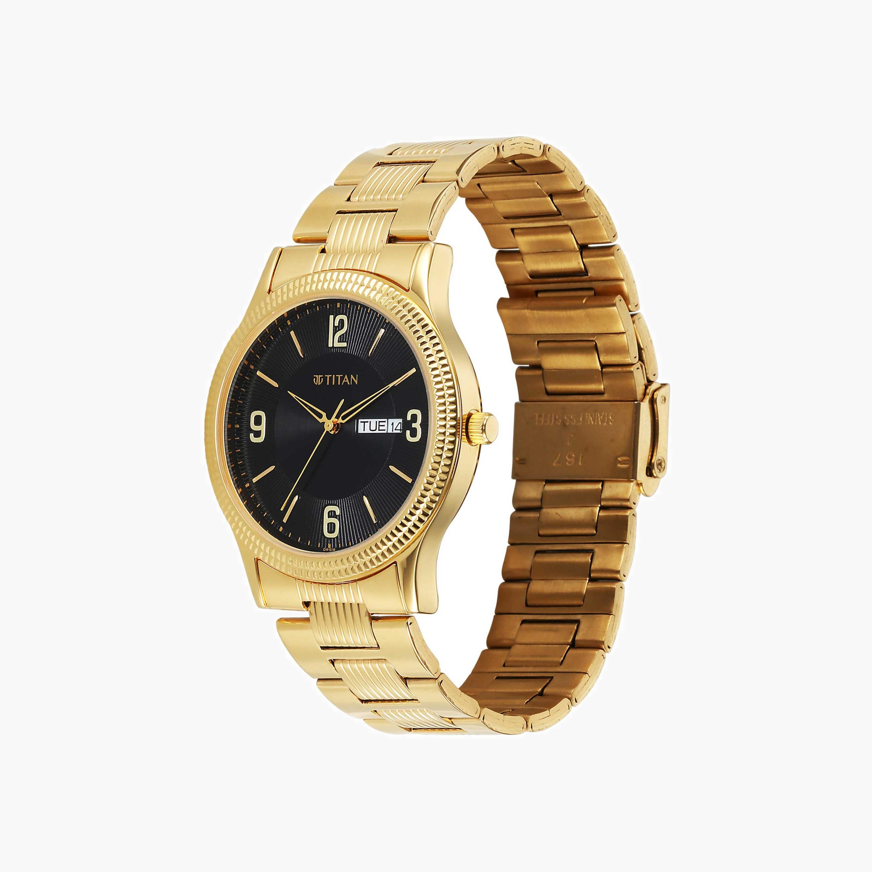 Titan Textured Bezel Analogue Watch-men-watchesandjewellery-watches-image-5