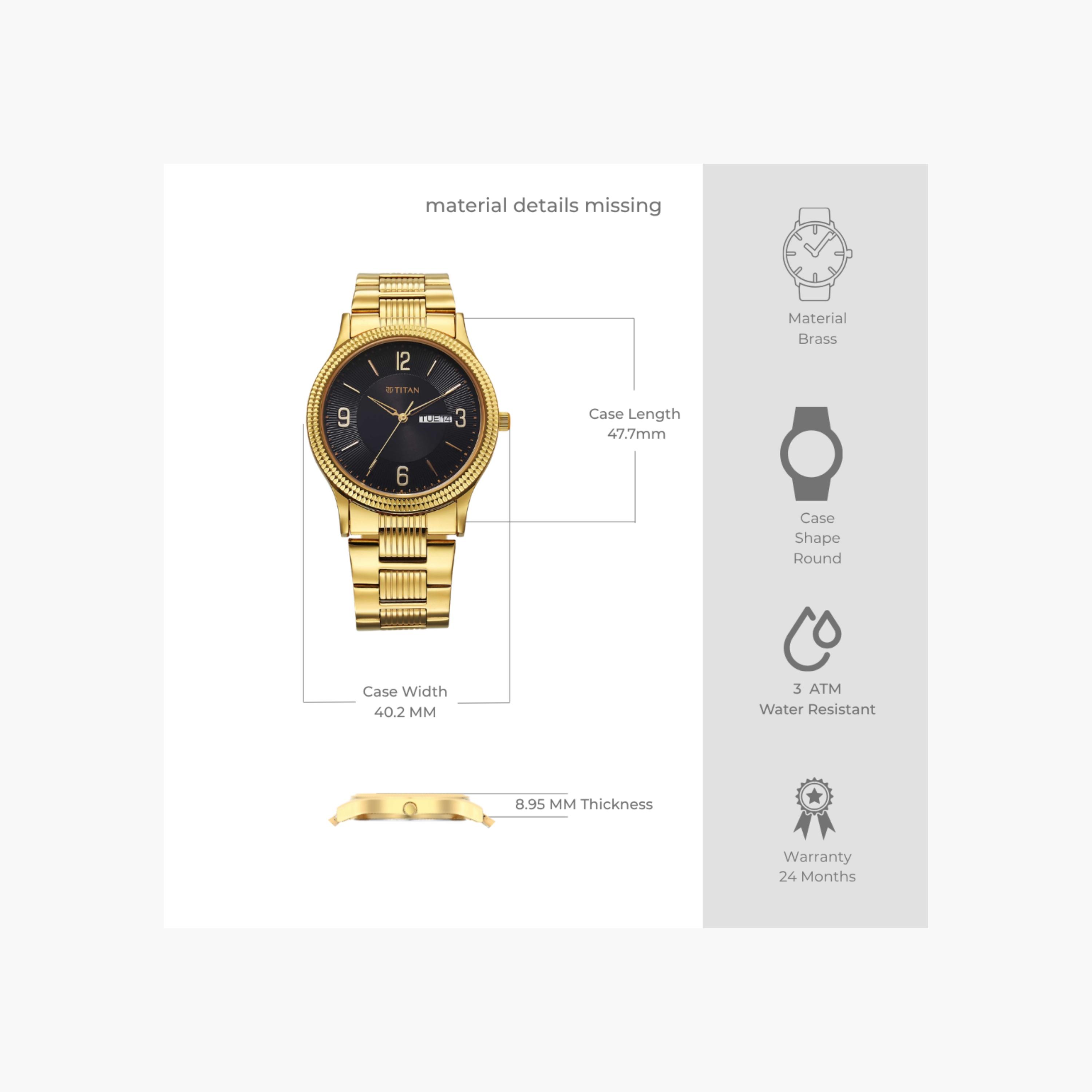 Titan Textured Bezel Analogue Watch-men-watchesandjewellery-watches-image-6