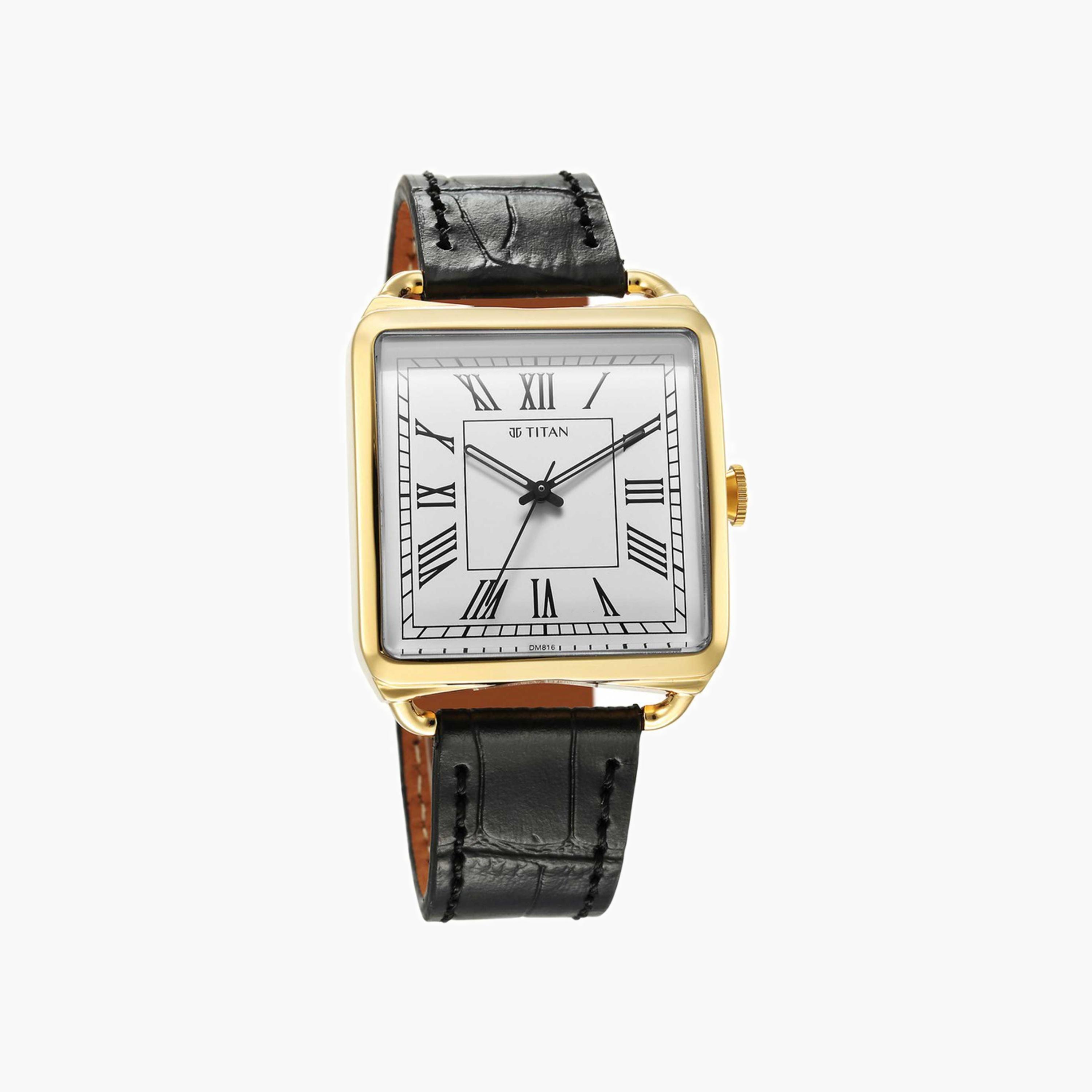Titan Square Analog Leather Watch-men-watchesandjewellery-watches-image-3