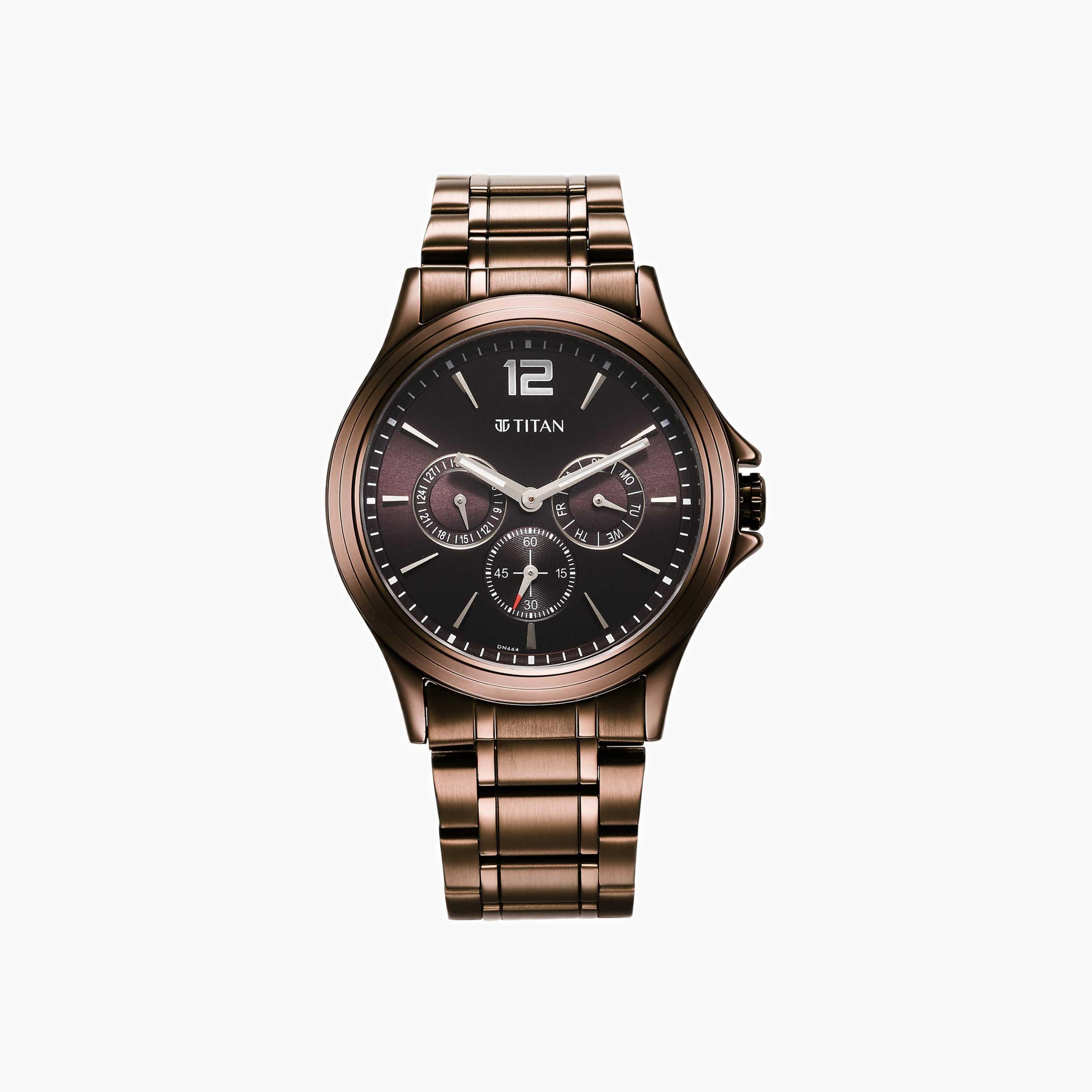 Titan Multifunction Stainless Steel Watch-men-watchesandjewellery-watches-image-1
