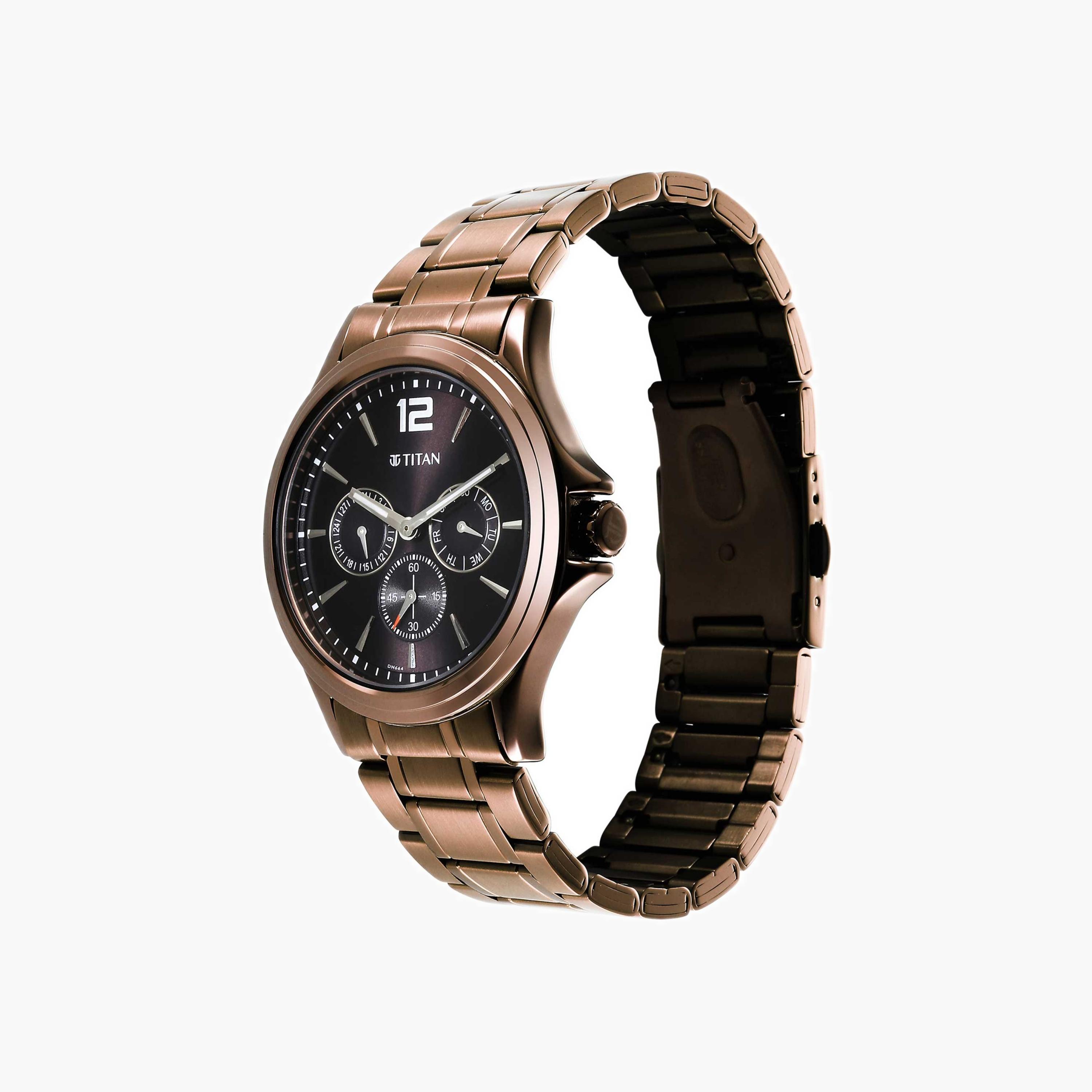 Titan Multifunction Stainless Steel Watch-men-watchesandjewellery-watches-image-2