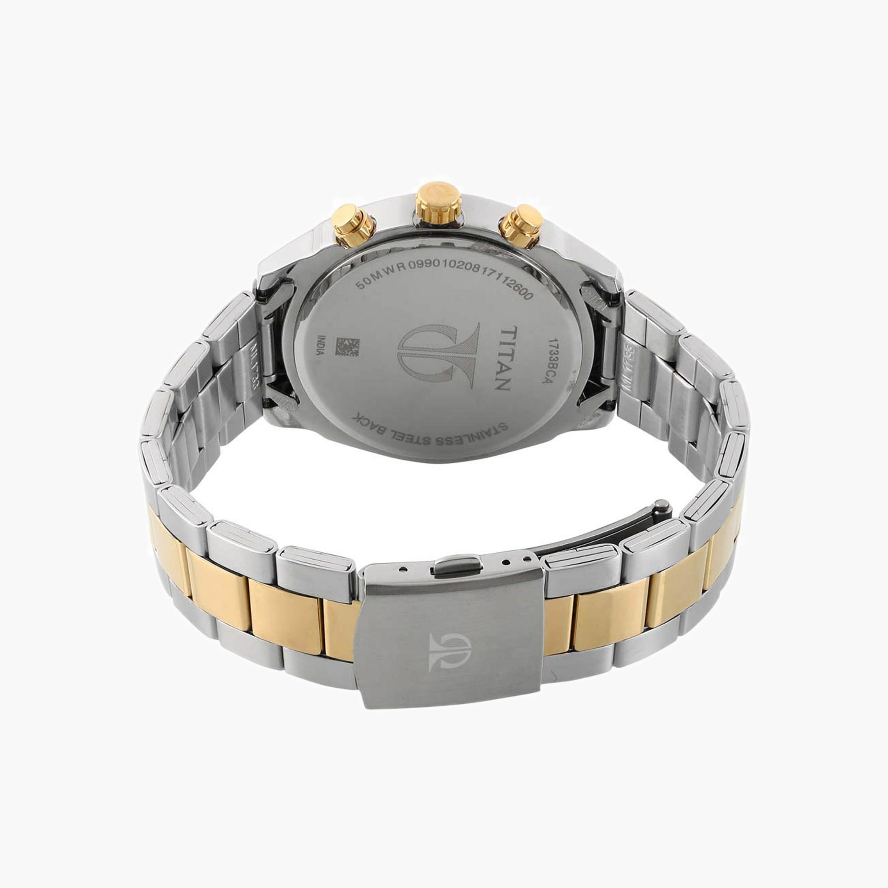 Titan Two-Tone Multifunction Analogue Watch-men-watchesandjewellery-watches-image-2