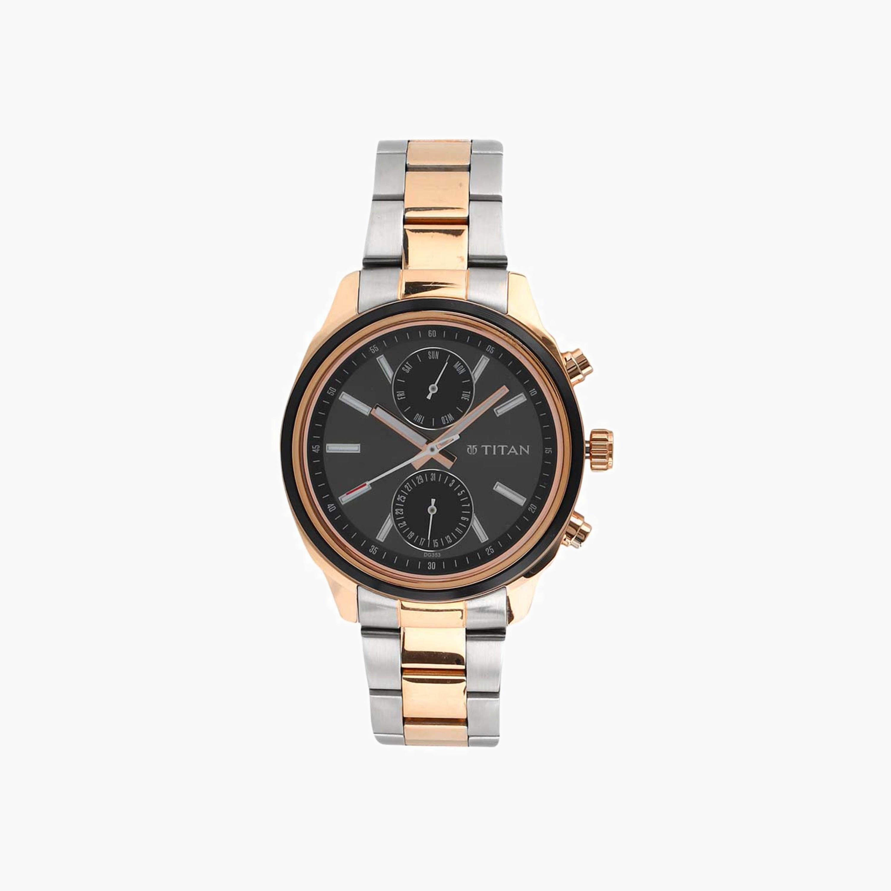 Titan Men's Dual-Tone Analogue Watch-men-watchesandjewellery-watches-image-1