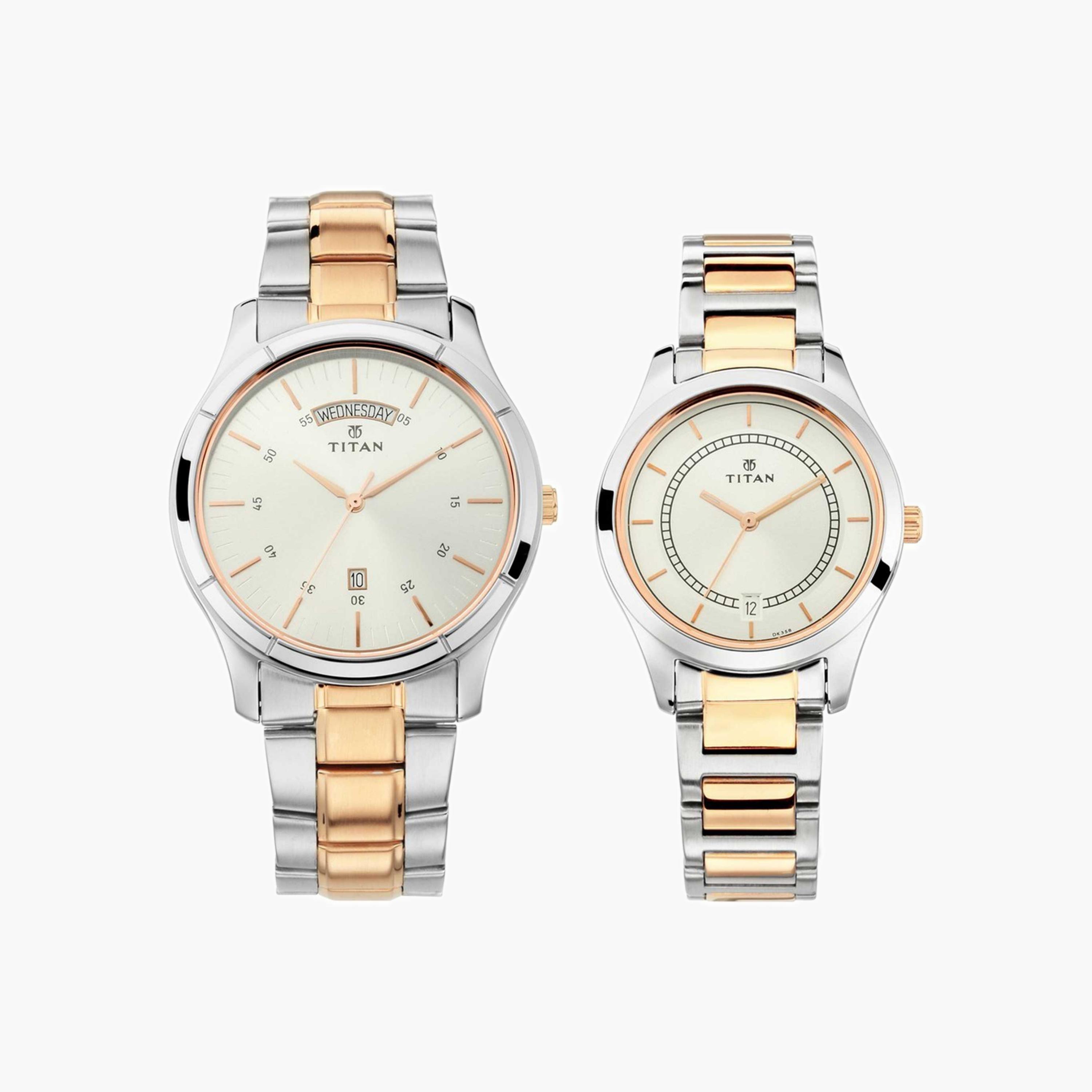 Titan Couple's Analogue Watch Set-men-watchesandjewellery-watches-image-1