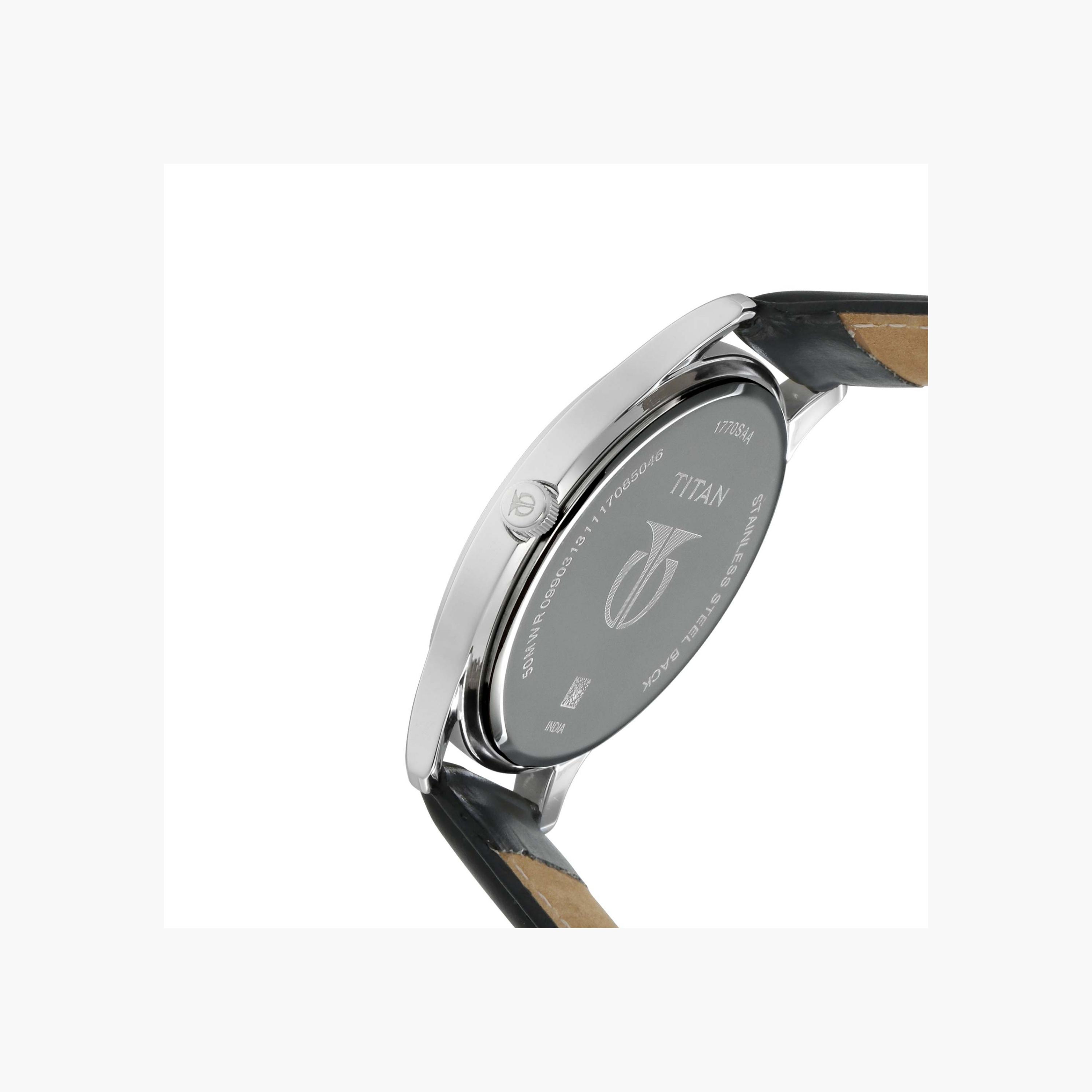 Titan Classic Black Dial Leather Watch-men-watchesandjewellery-watches-image-3