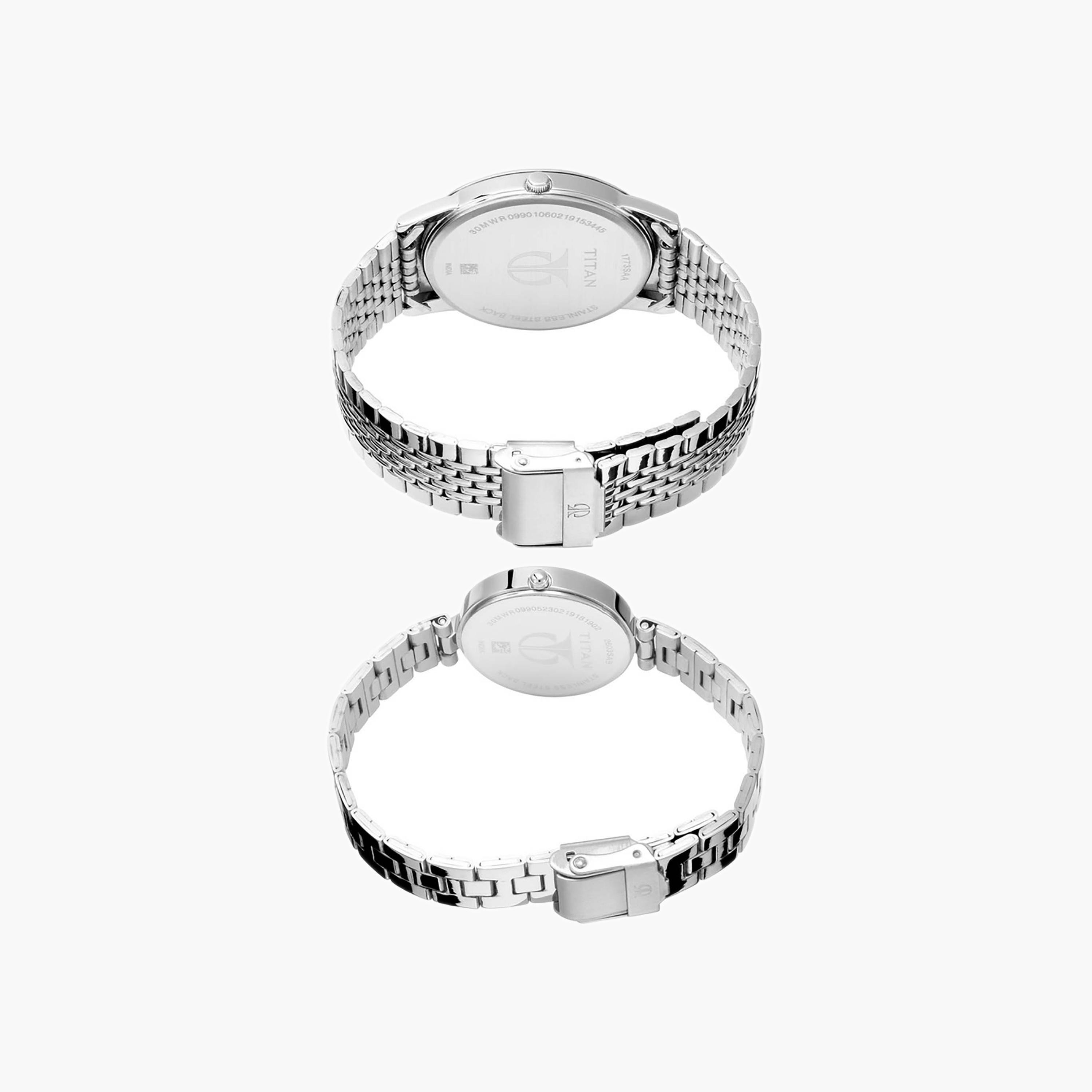 Titan Stainless Steel Couple Watches-men-watchesandjewellery-watches-image-2