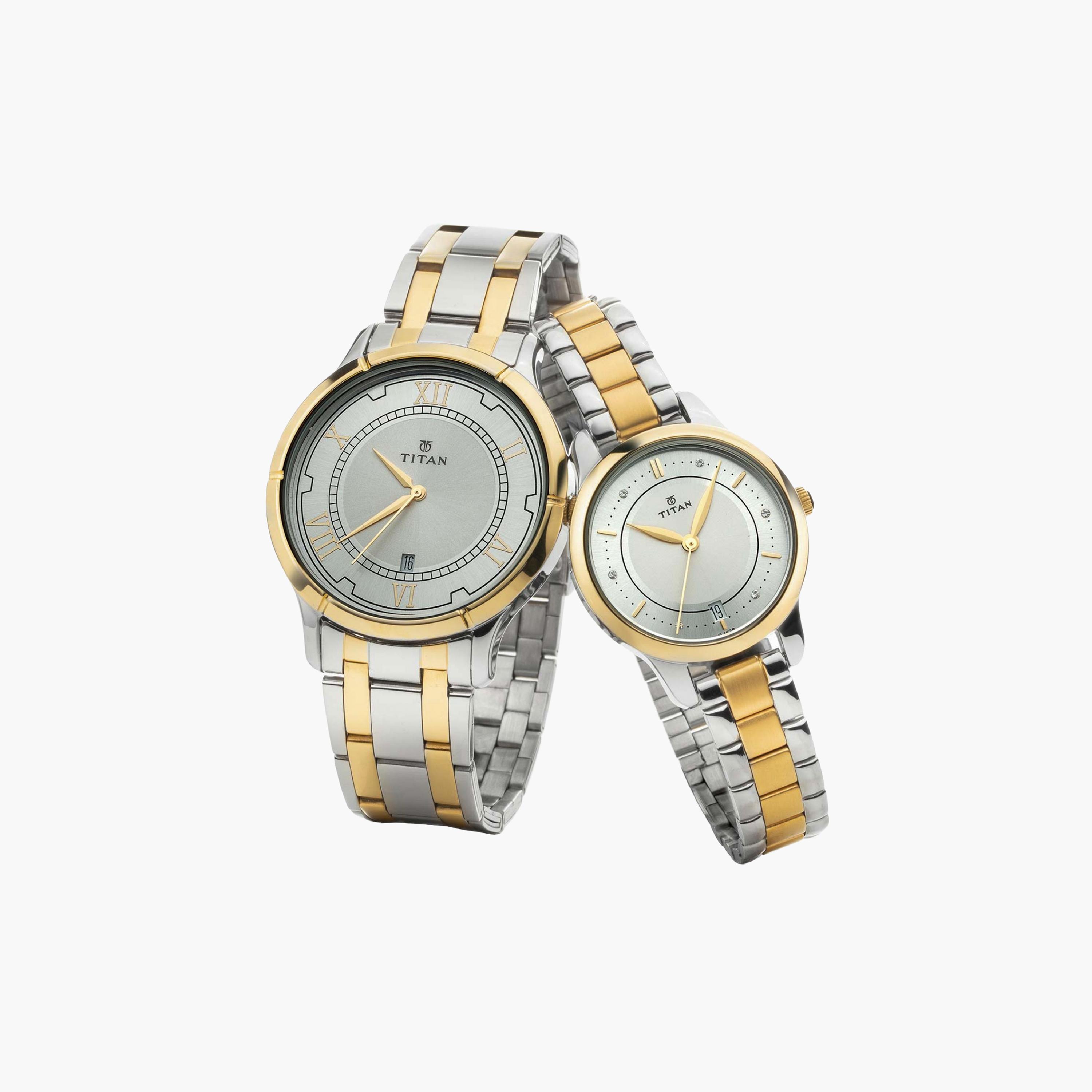 Titan Couple Watches Brass Case-men-watchesandjewellery-watches-image-1