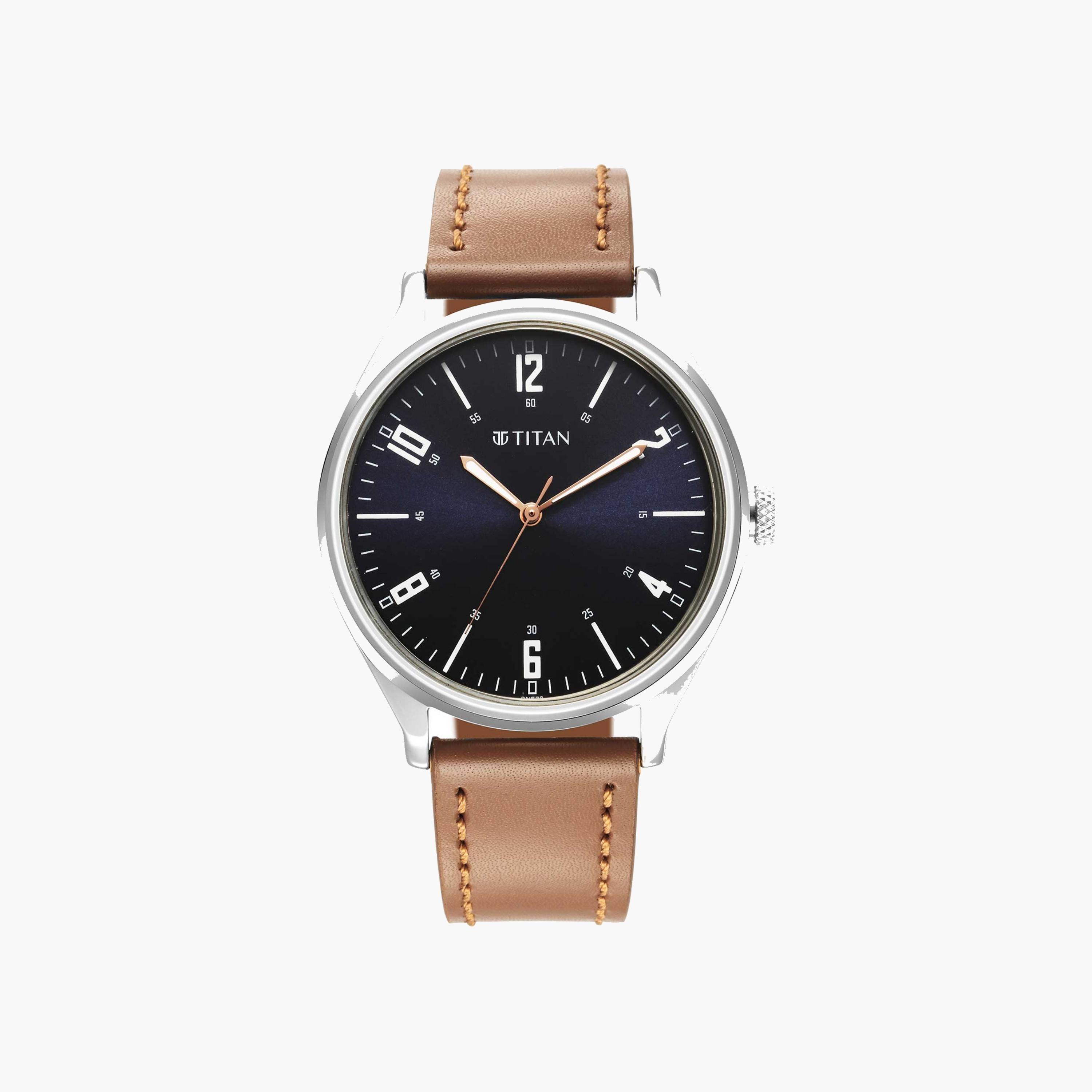 Titan Analog Men's Watch with Leather Strap-men-watchesandjewellery-watches-image-1