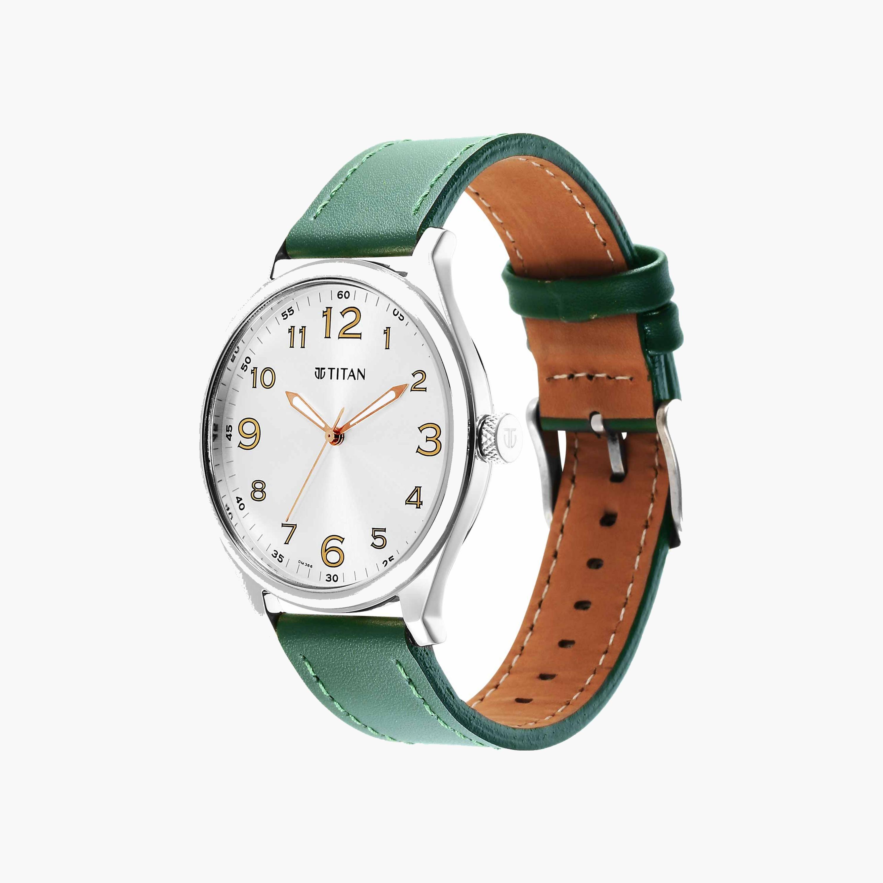 Titan Classic Round Dial Leather Strap Watch-men-watchesandjewellery-watches-image-2