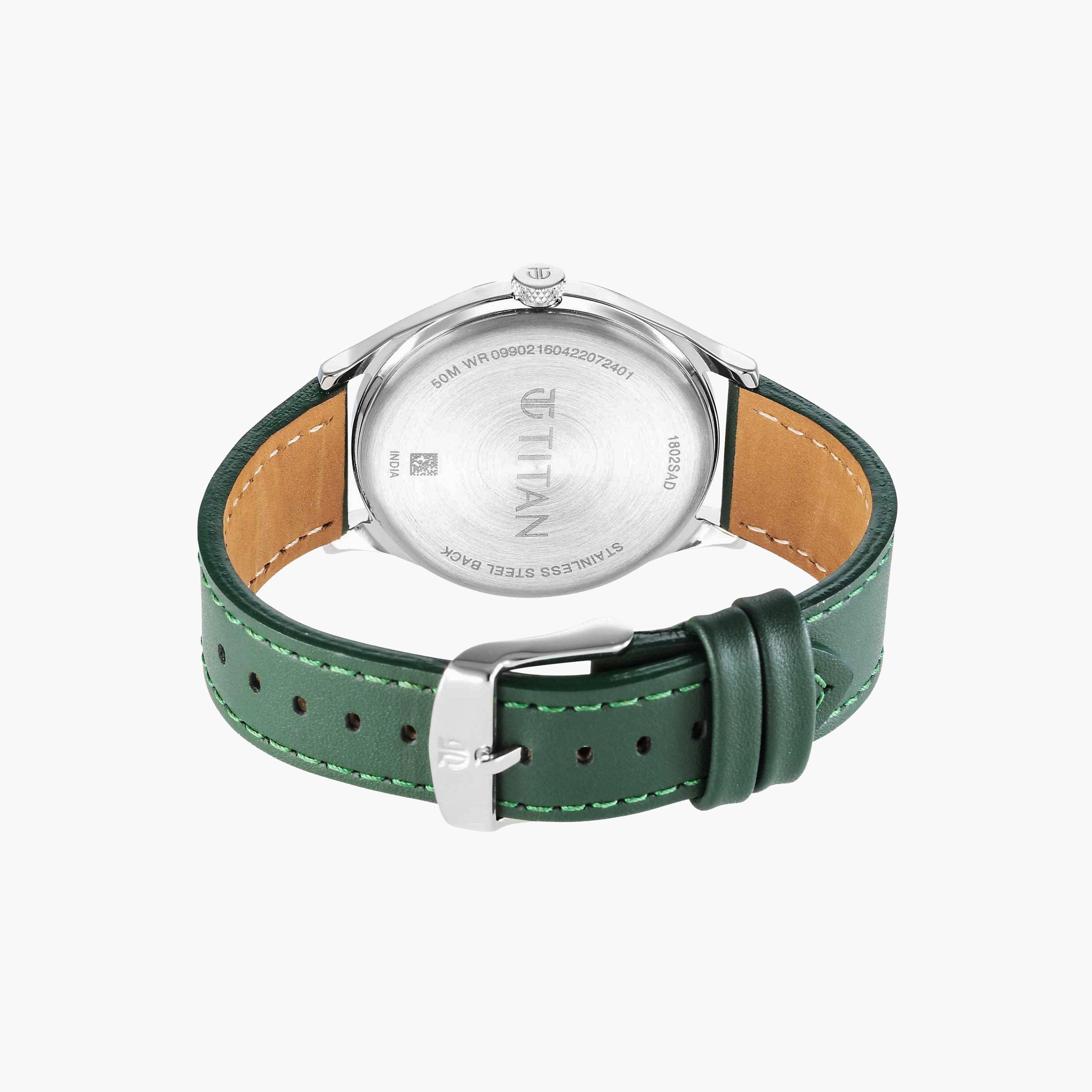 Titan Classic Round Dial Leather Strap Watch-men-watchesandjewellery-watches-image-5