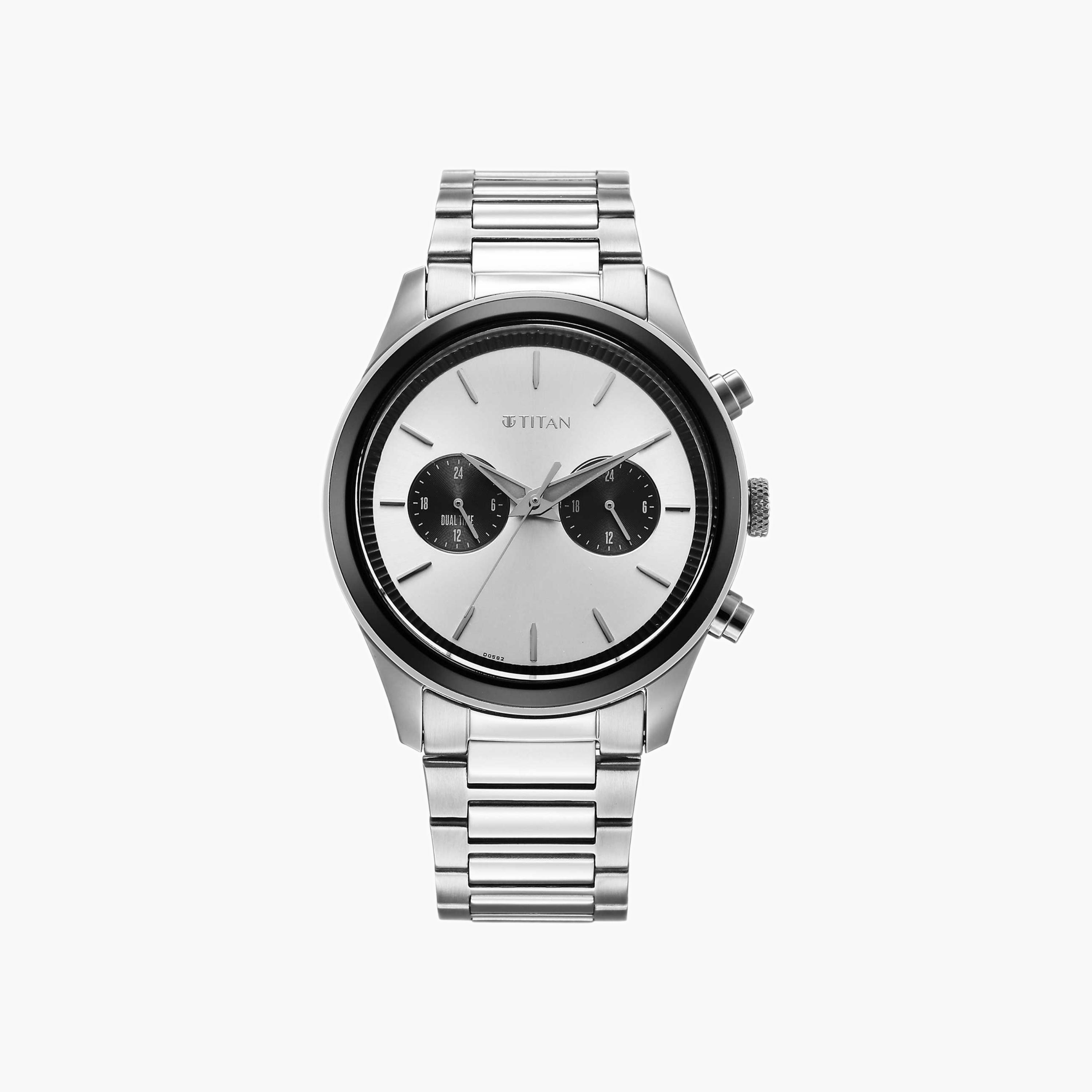 Titan Men's Stainless Steel Chronograph Watch-men-watchesandjewellery-watches-image-1