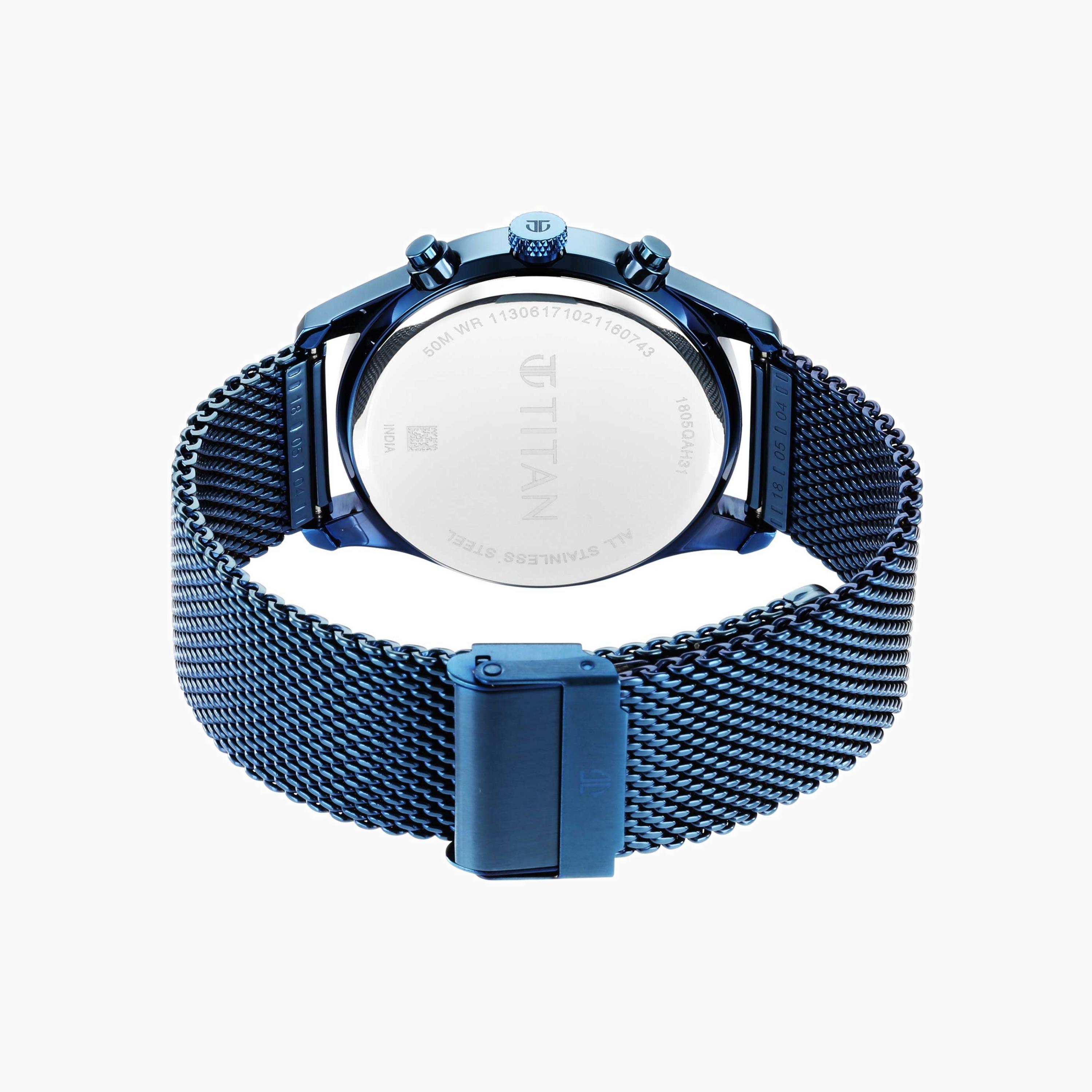 Titan Men's Chronograph Mesh Watch-men-watchesandjewellery-watches-image-4