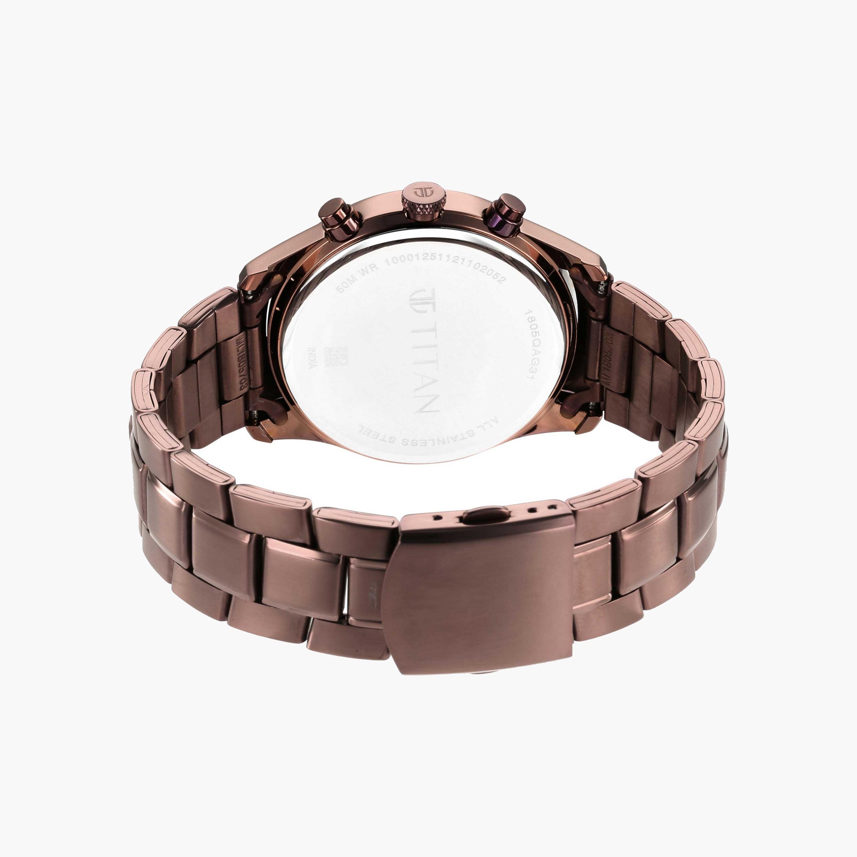 Titan Chronograph Black Dial Bracelet Watch-men-watchesandjewellery-watches-image-4