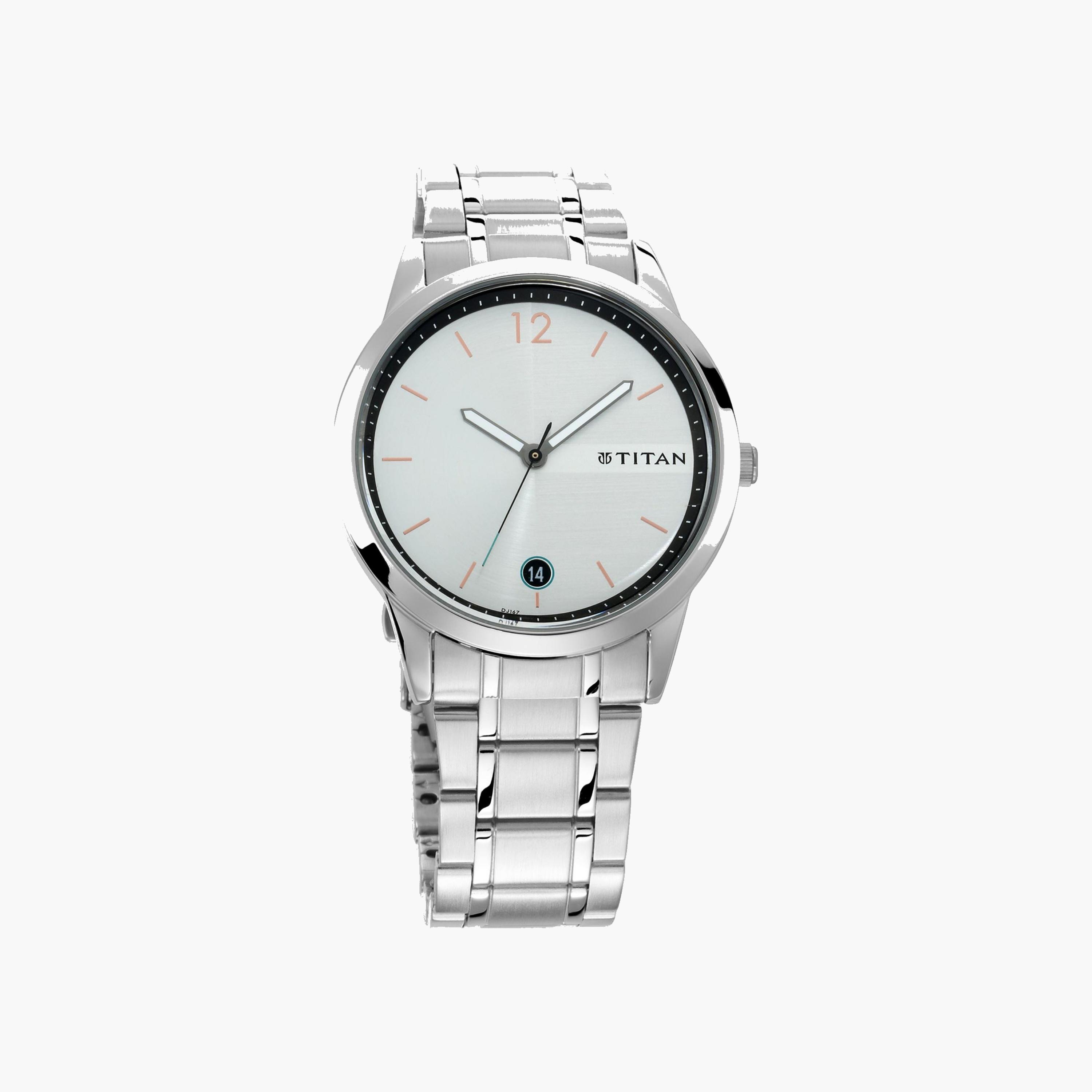Titan Classic Watch Silver Stainless Steel-men-watchesandjewellery-watches-image-1