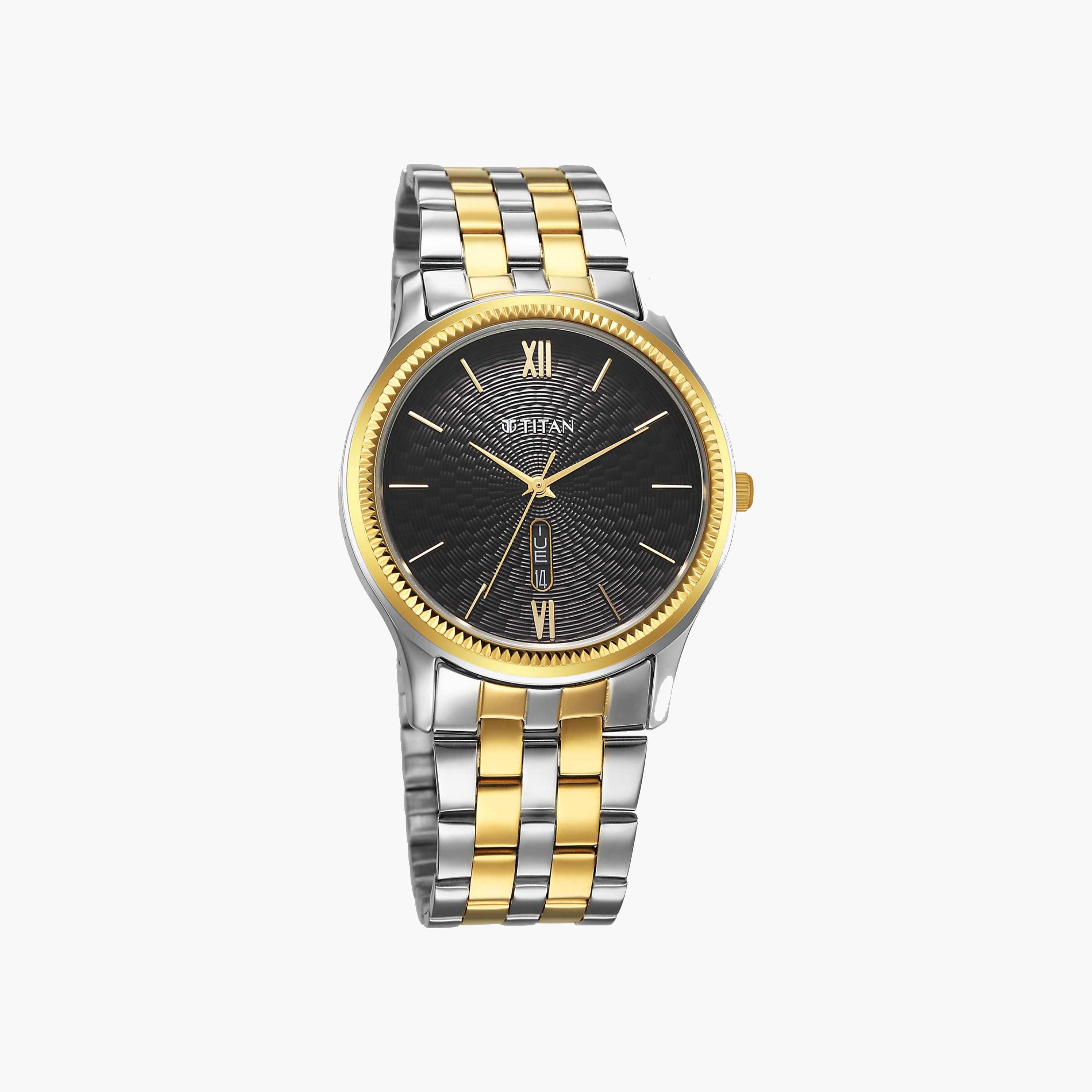 Titan Two-Tone Stainless Steel Men's Watch-men-watchesandjewellery-watches-image-5