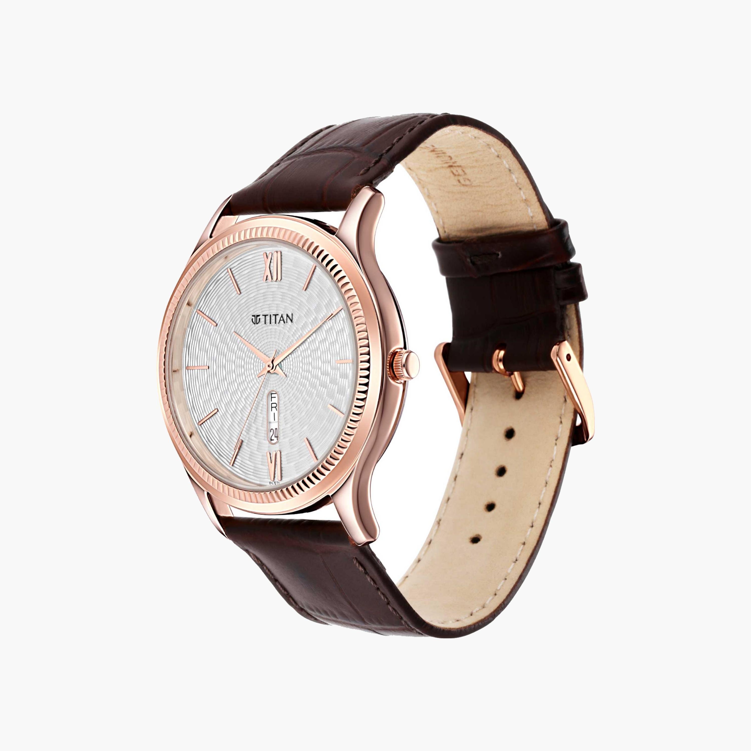 Titan Rose Gold White Dial Watch-men-watchesandjewellery-watches-image-3