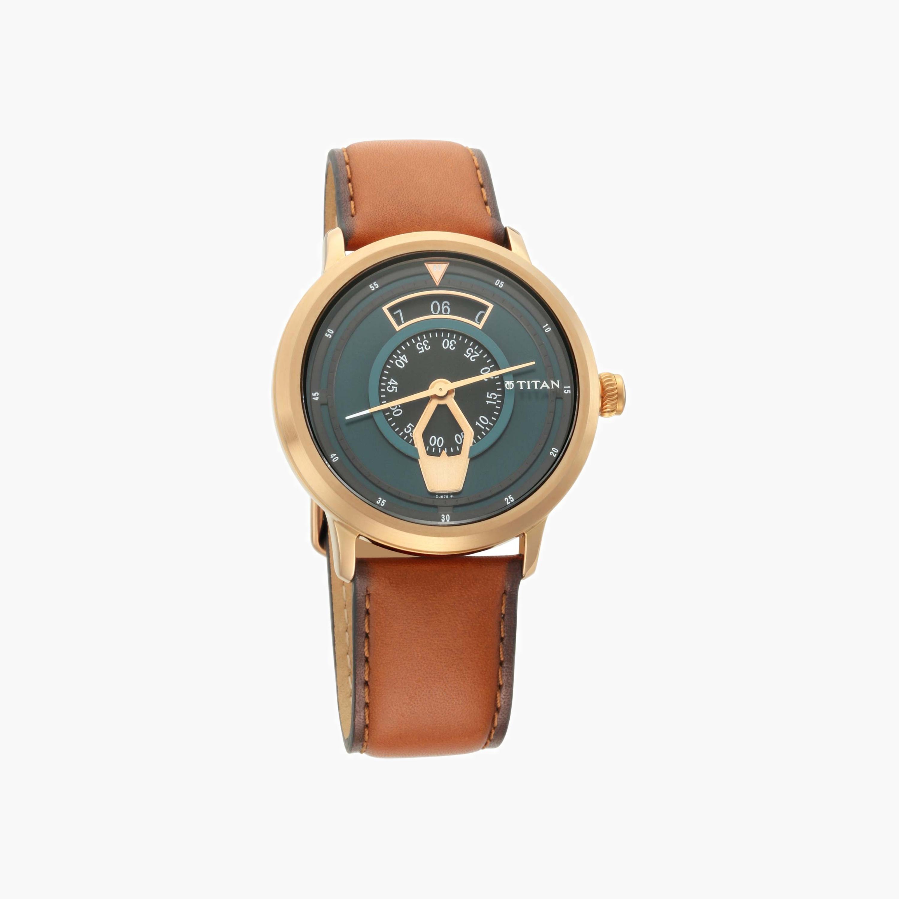 Mag-Com from Maritime Leather Strap Analog Watch-men-watchesandjewellery-watches-image-4