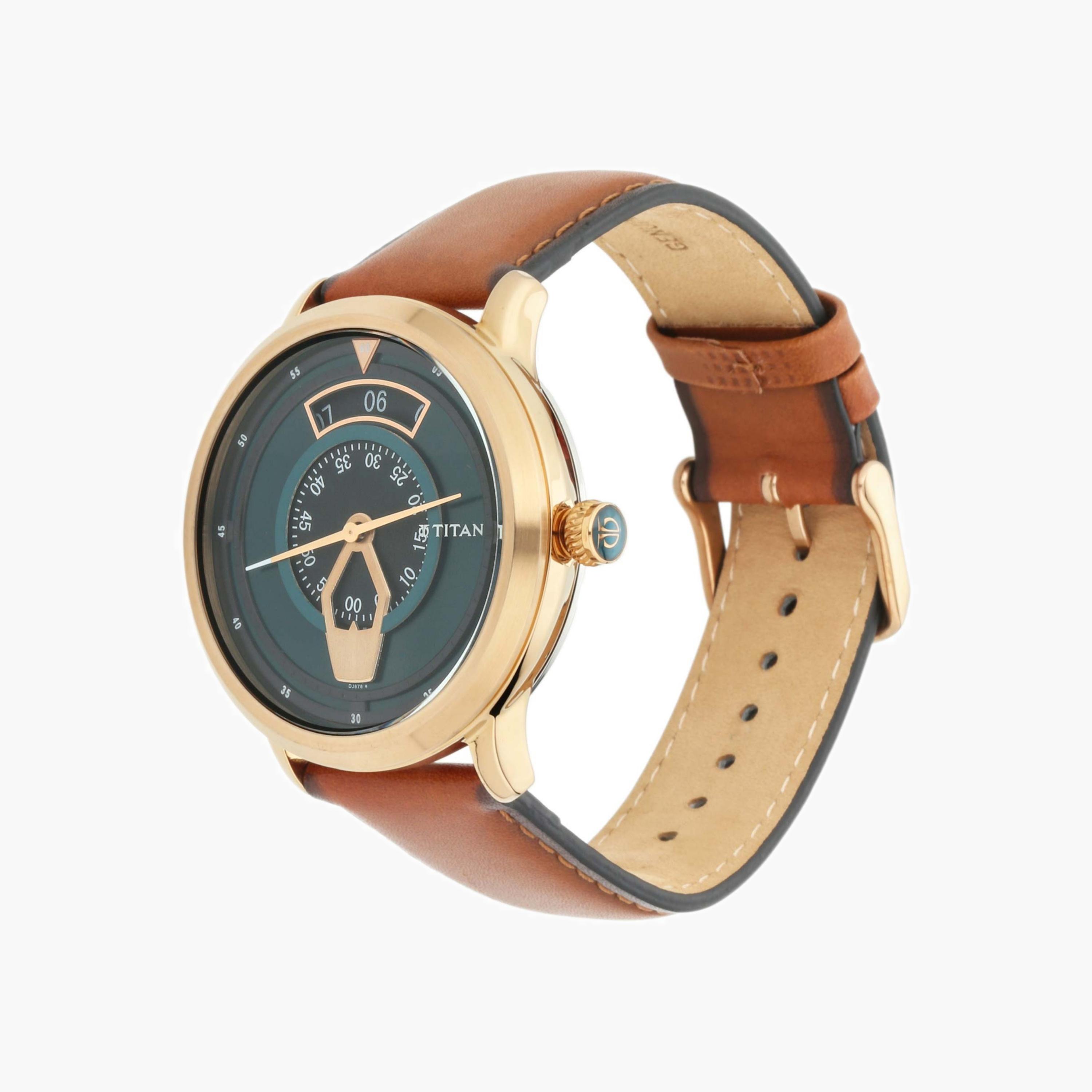 Mag-Com from Maritime Leather Strap Analog Watch-men-watchesandjewellery-watches-image-5