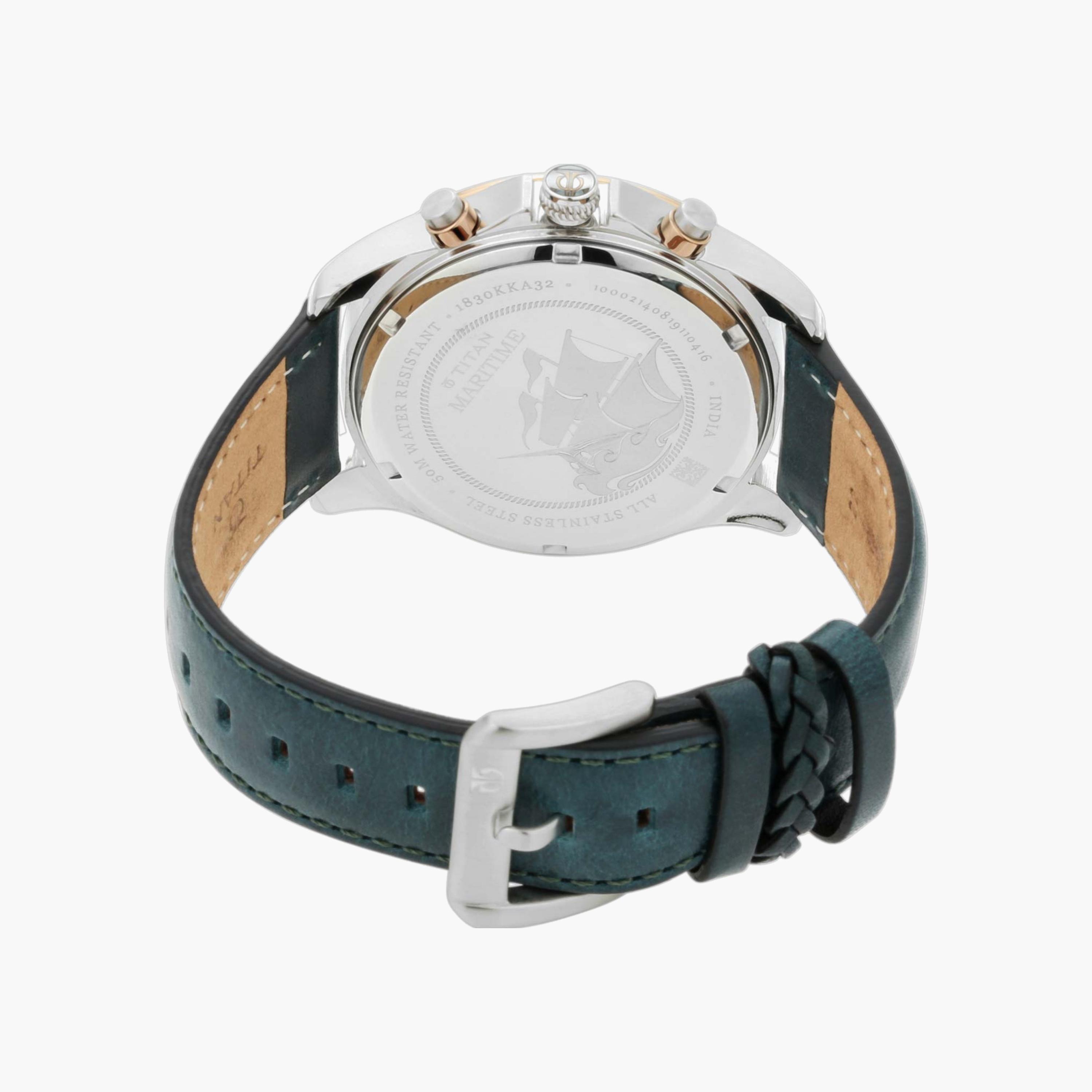 Titan Chronograph Watch, Leather Strap, Men's-men-watchesandjewellery-watches-image-3