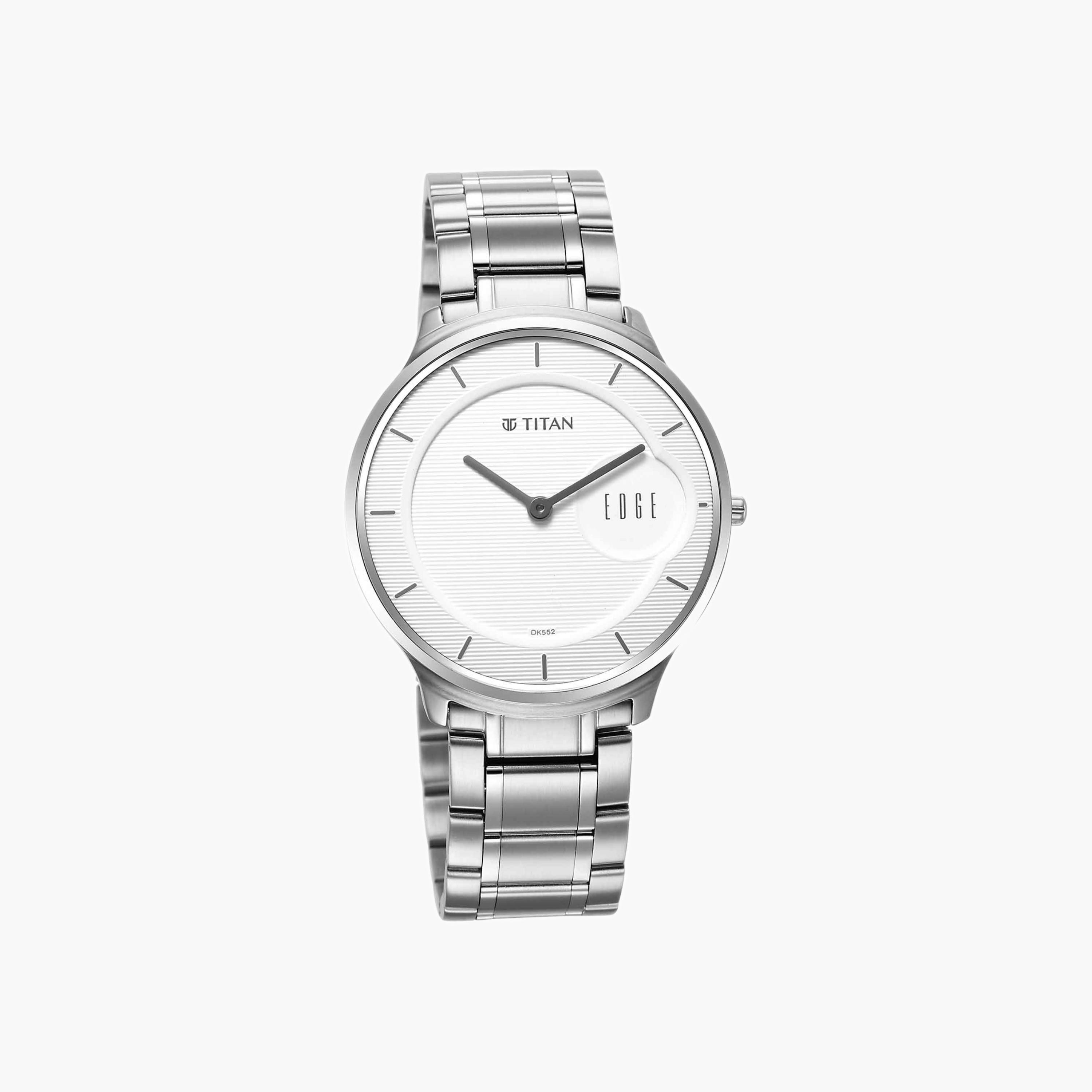 Titan Edge Stainless Steel Watch-men-watchesandjewellery-watches-image-1