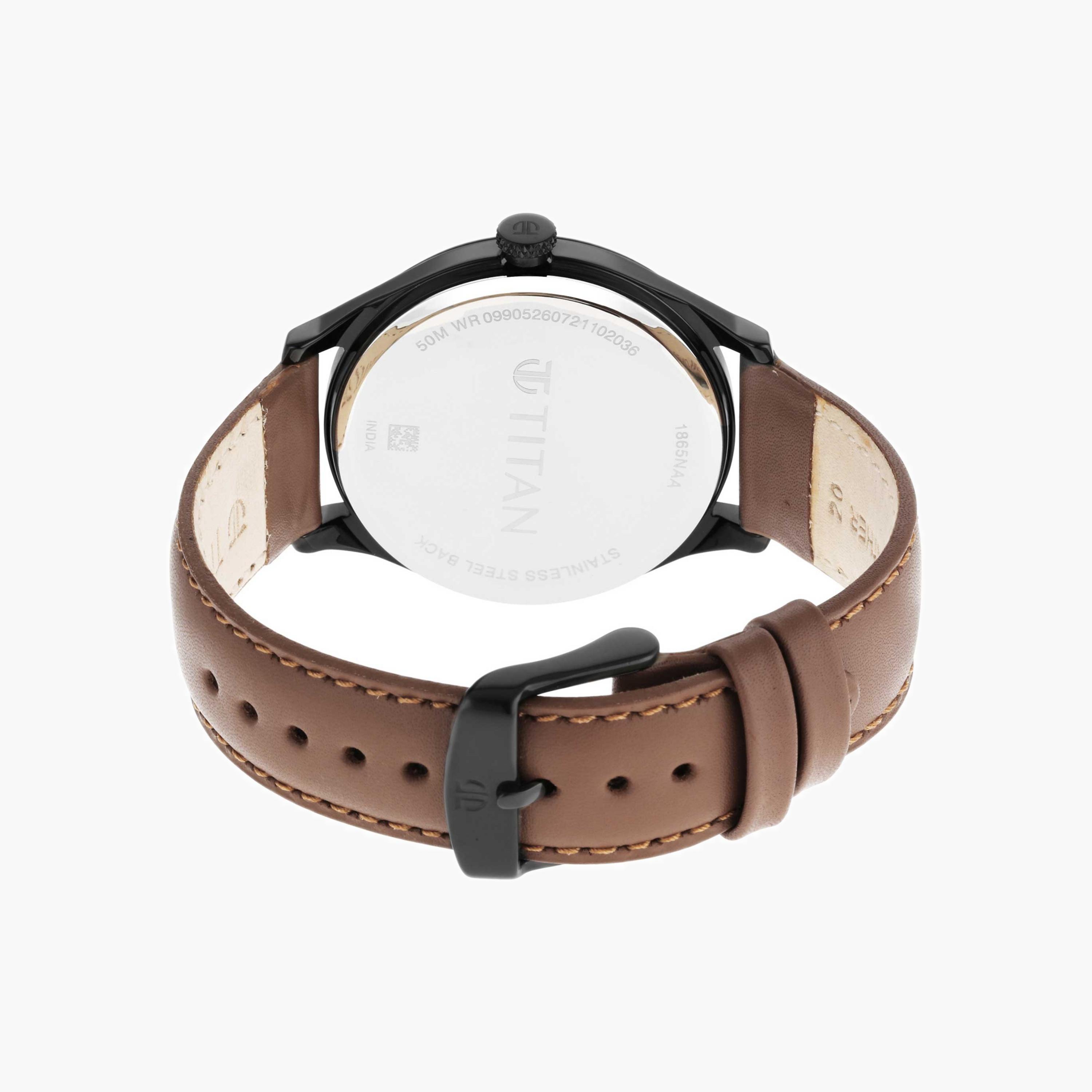 Titan Men's Analogue Leather Watch-men-watchesandjewellery-watches-image-4