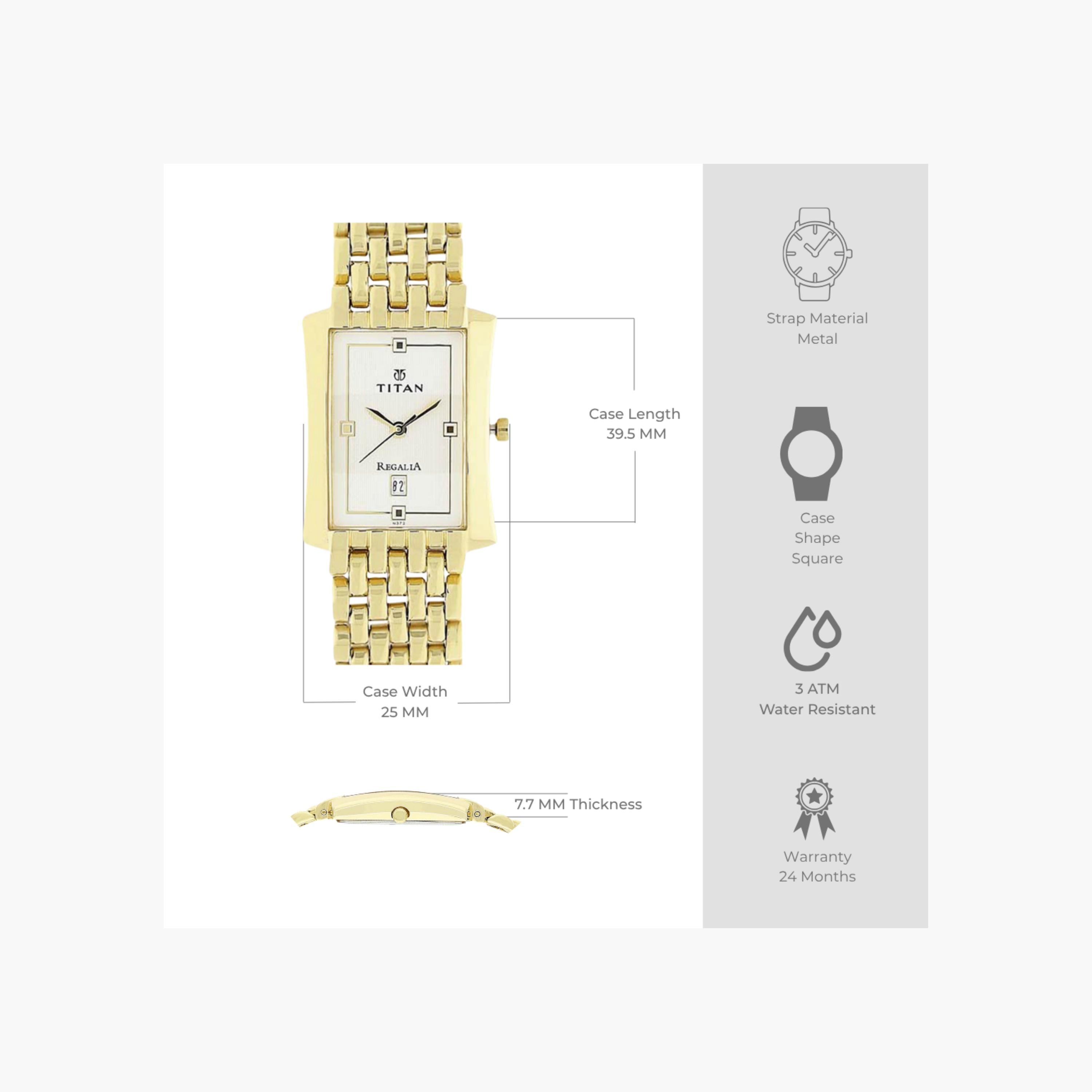 Titan Regalia Rectangular Men's Watch-men-watchesandjewellery-watches-image-2