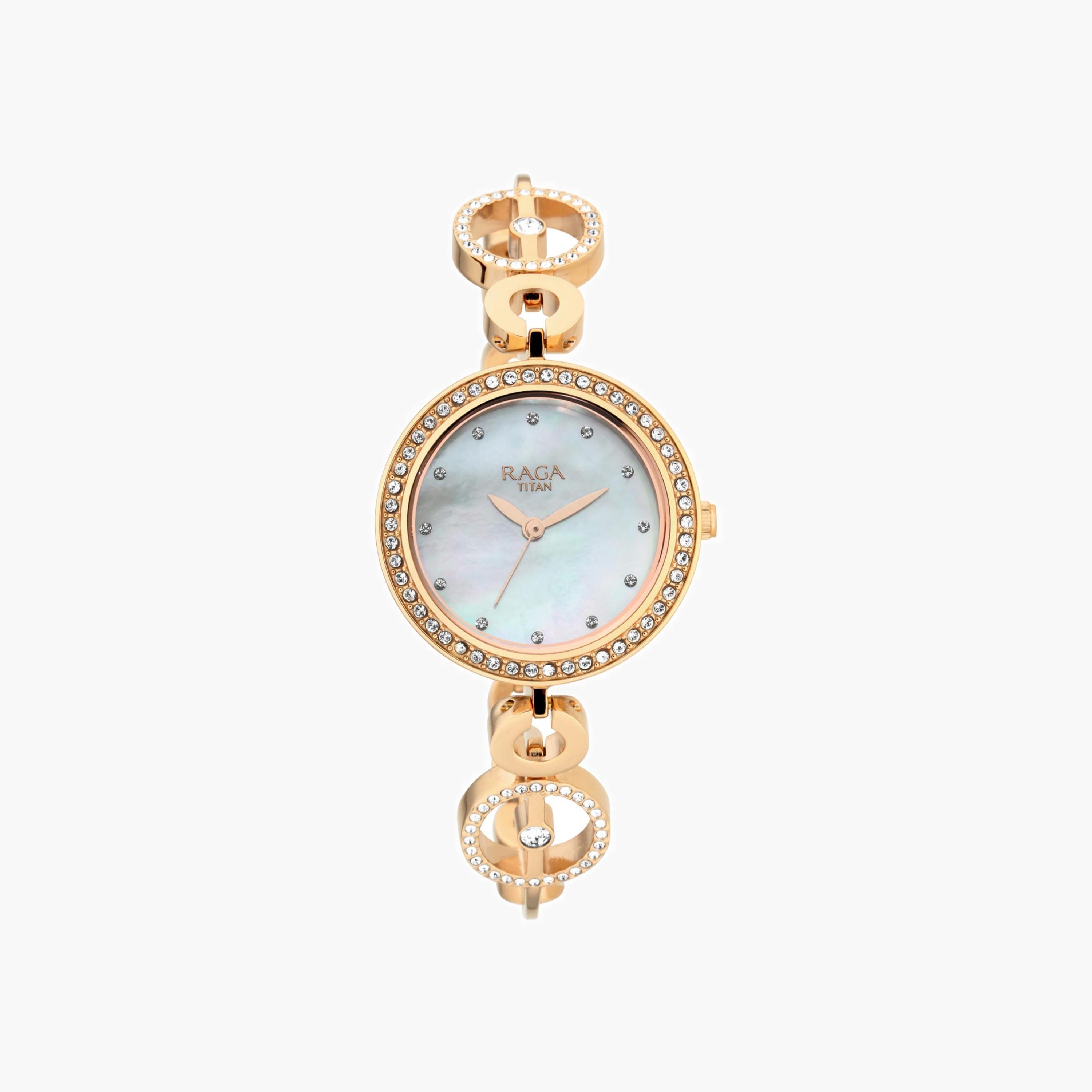 Titan Raga Crystal Embellished Analogue Watch-women-watchesandjewellery-watches-image-1