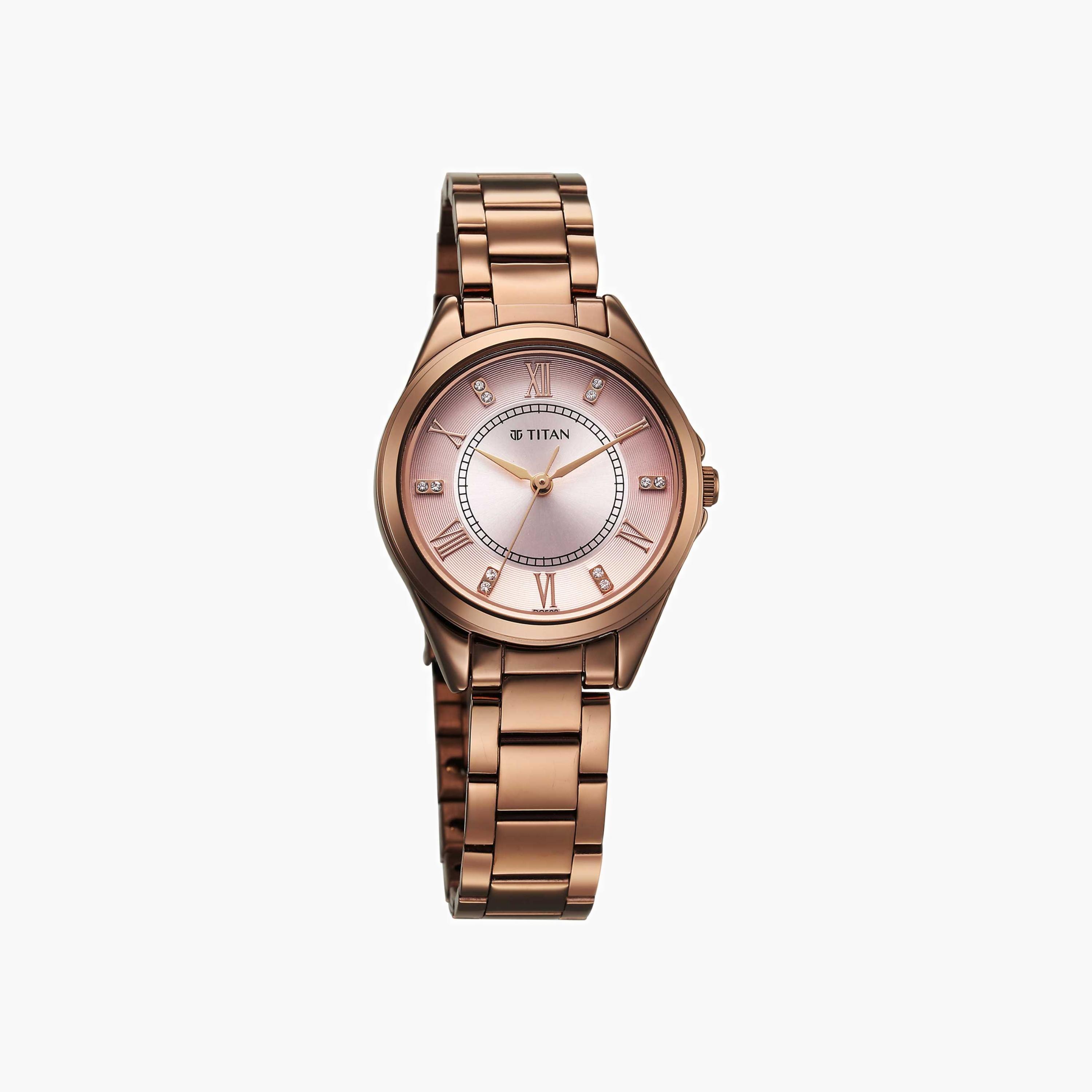 ساعة يد تيتان معدنية بعقارب للنساء-women-watchesandjewellery-watches-image-5