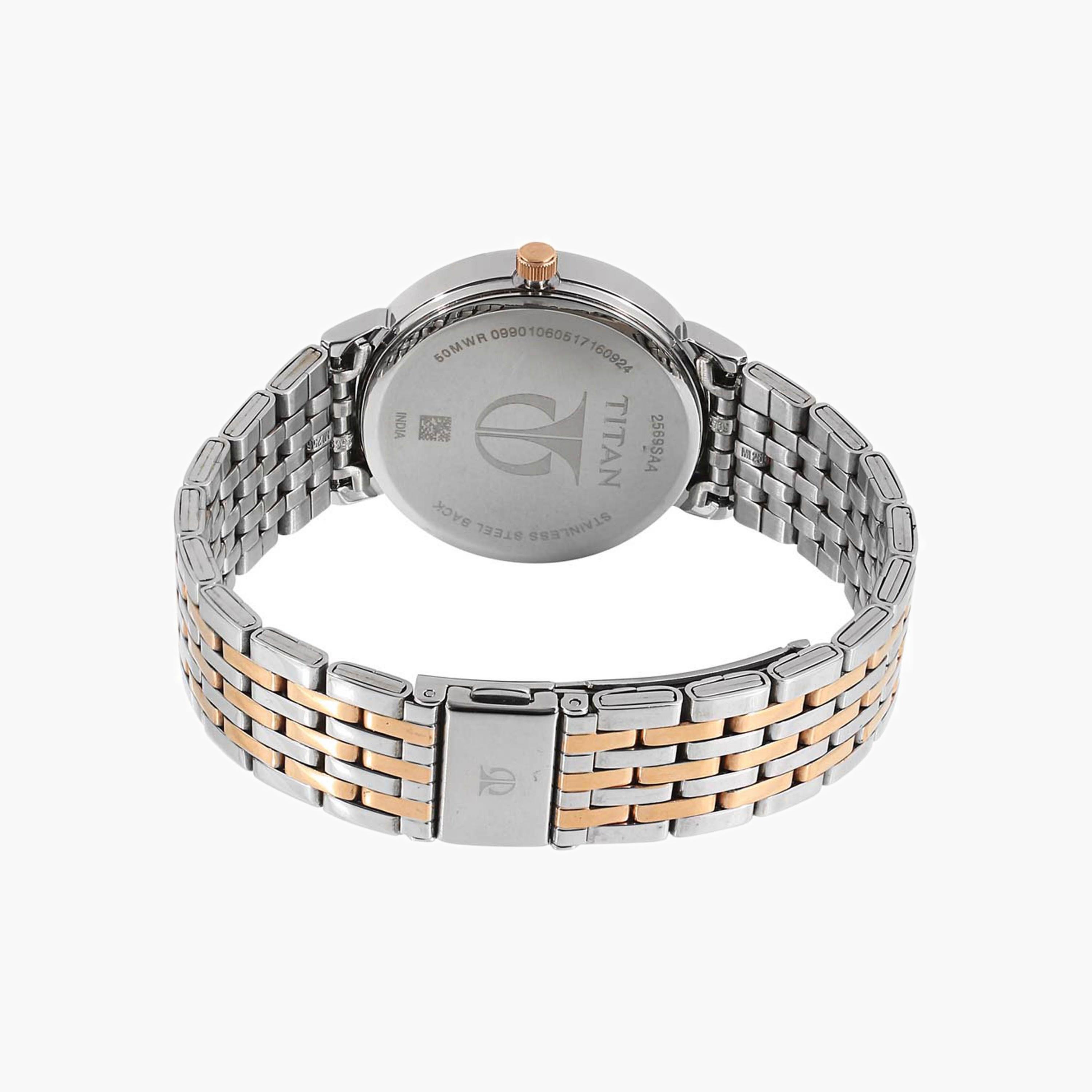 Titan Multifunction Two-Tone Metal Watch-women-watchesandjewellery-watches-image-4