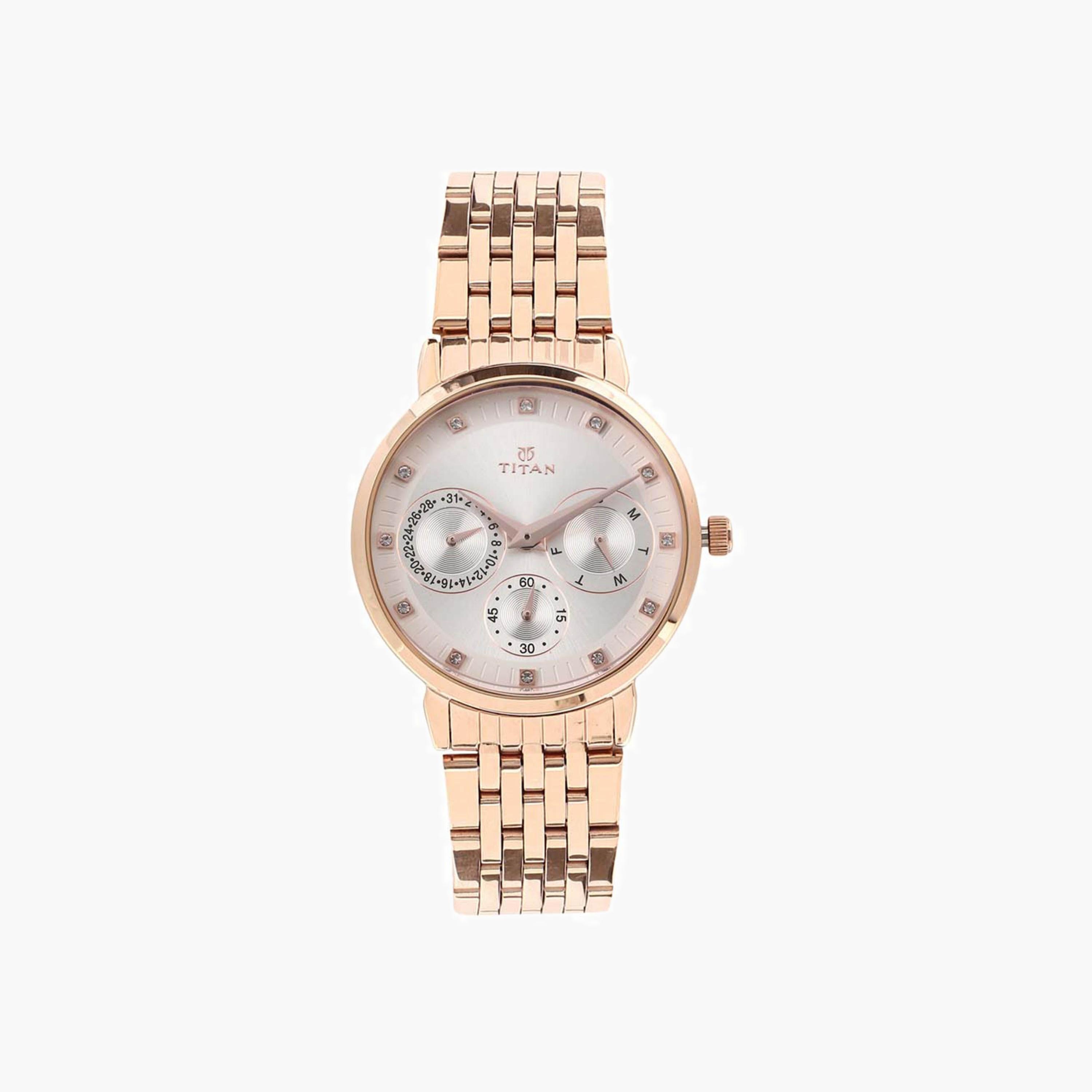 Titan Multifunction Metal Watch-women-watchesandjewellery-watches-image-1