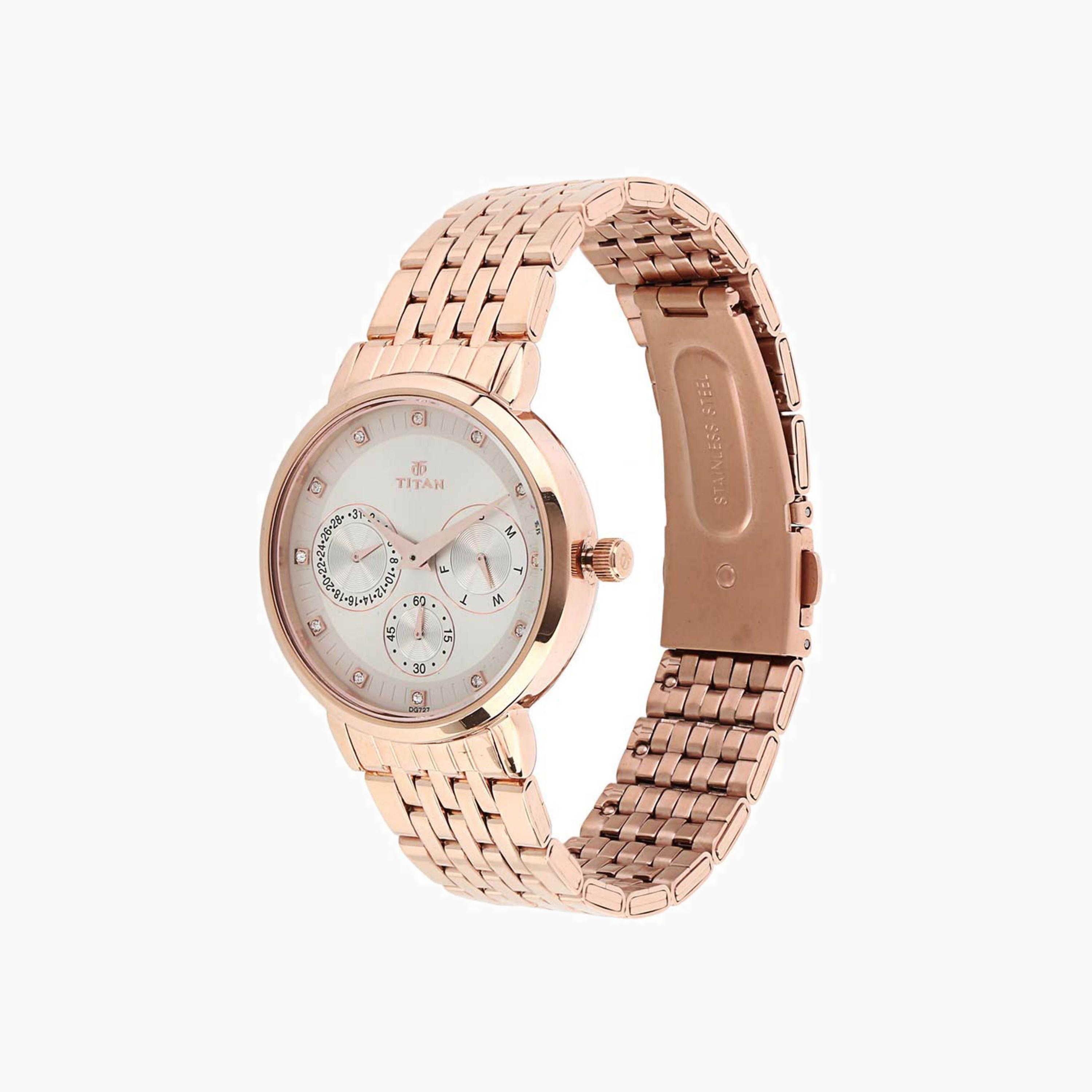 Titan Multifunction Metal Watch-women-watchesandjewellery-watches-image-2