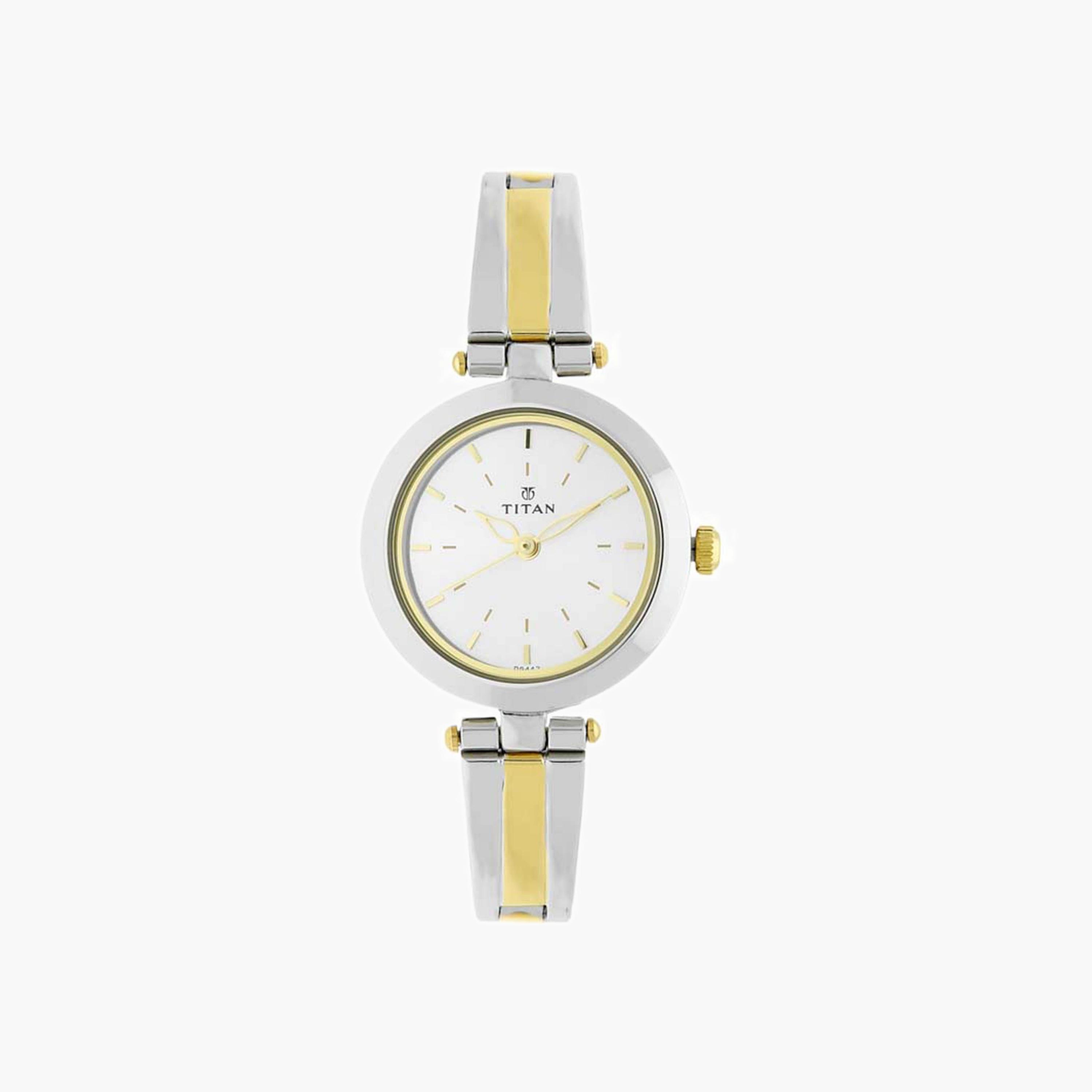 Titan Two-Tone Analogue Watch-women-watchesandjewellery-watches-image-1