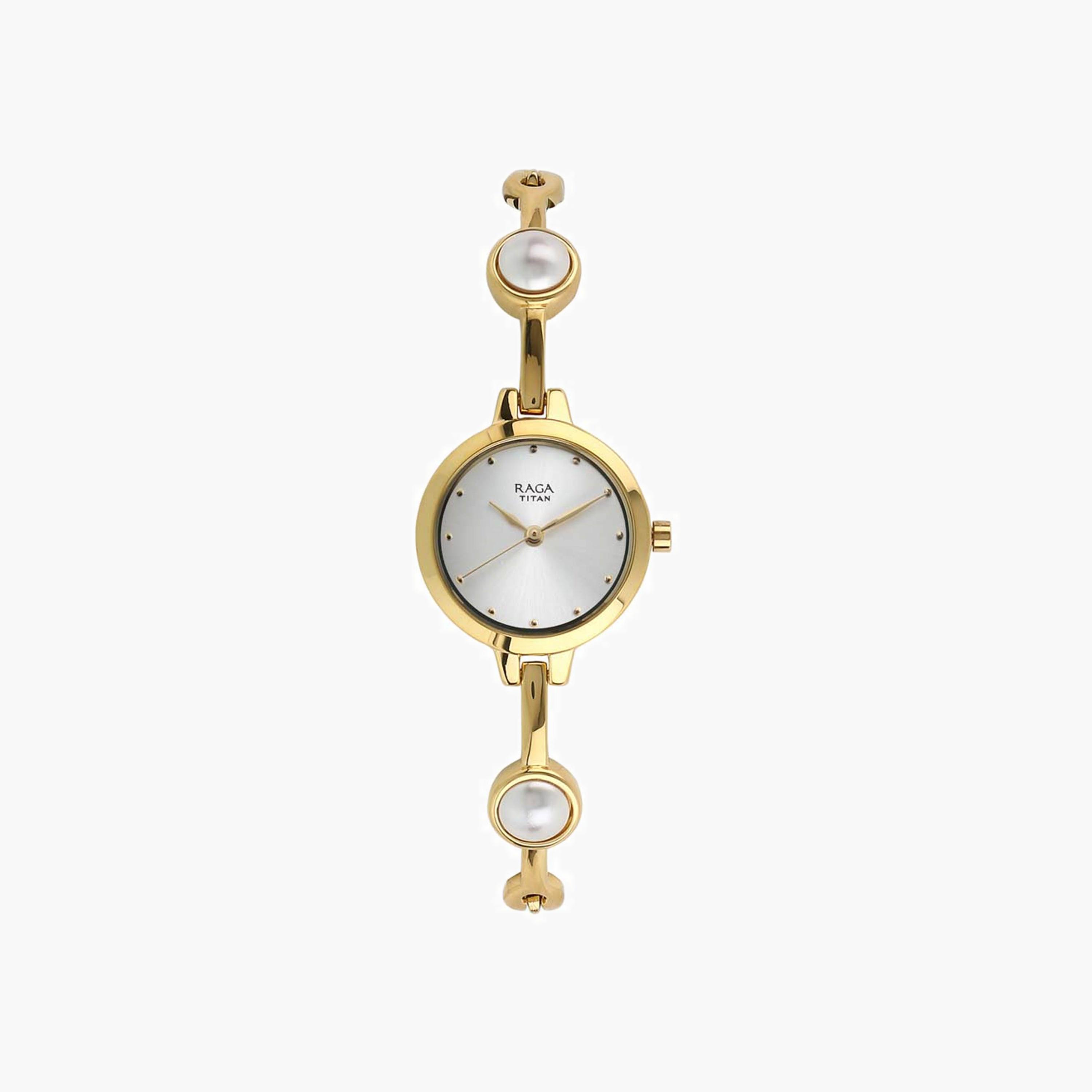 Pearl Accent Analogue Watch-women-watchesandjewellery-watches-image-1