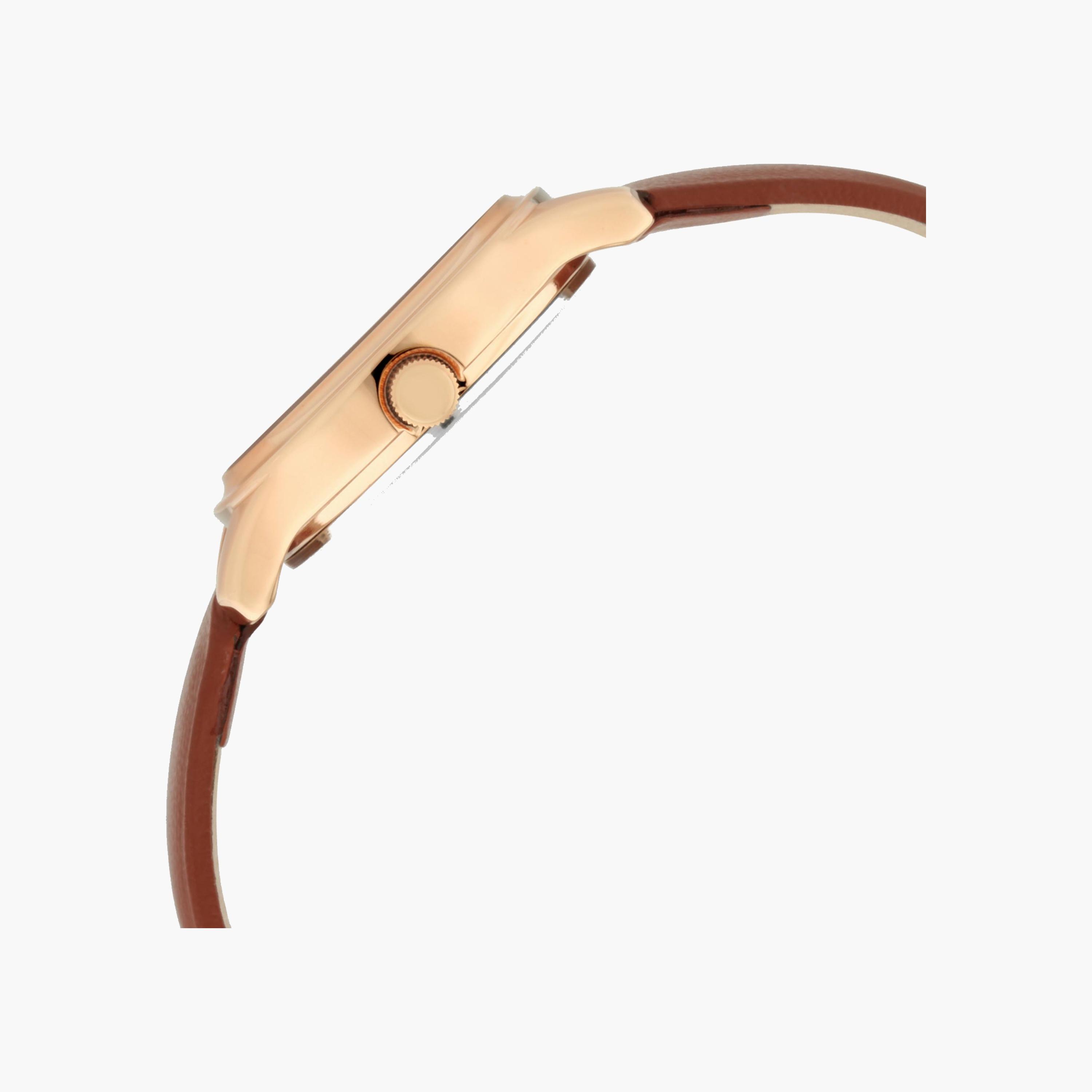 ساعة تيتان أنالوج بعقارب وسوار جلد للنساء-women-watchesandjewellery-watches-image-5