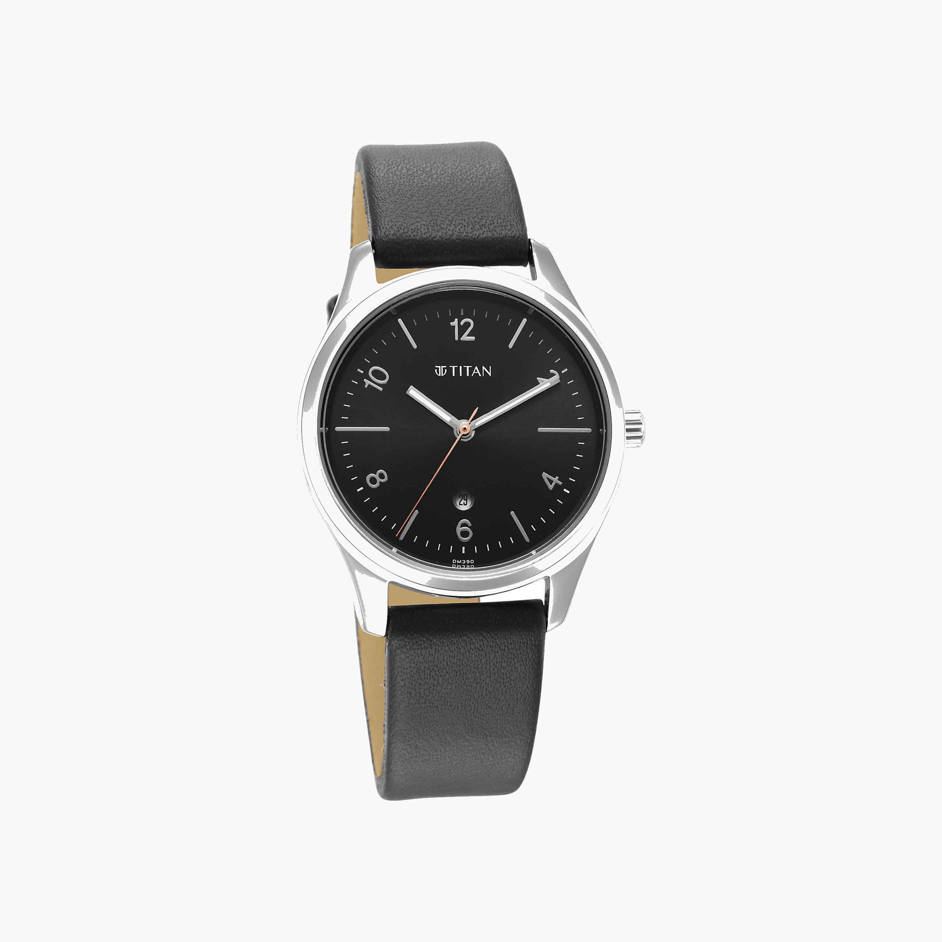 Titan Classic Black Dial Leather Watch-men-watchesandjewellery-watches-image-3