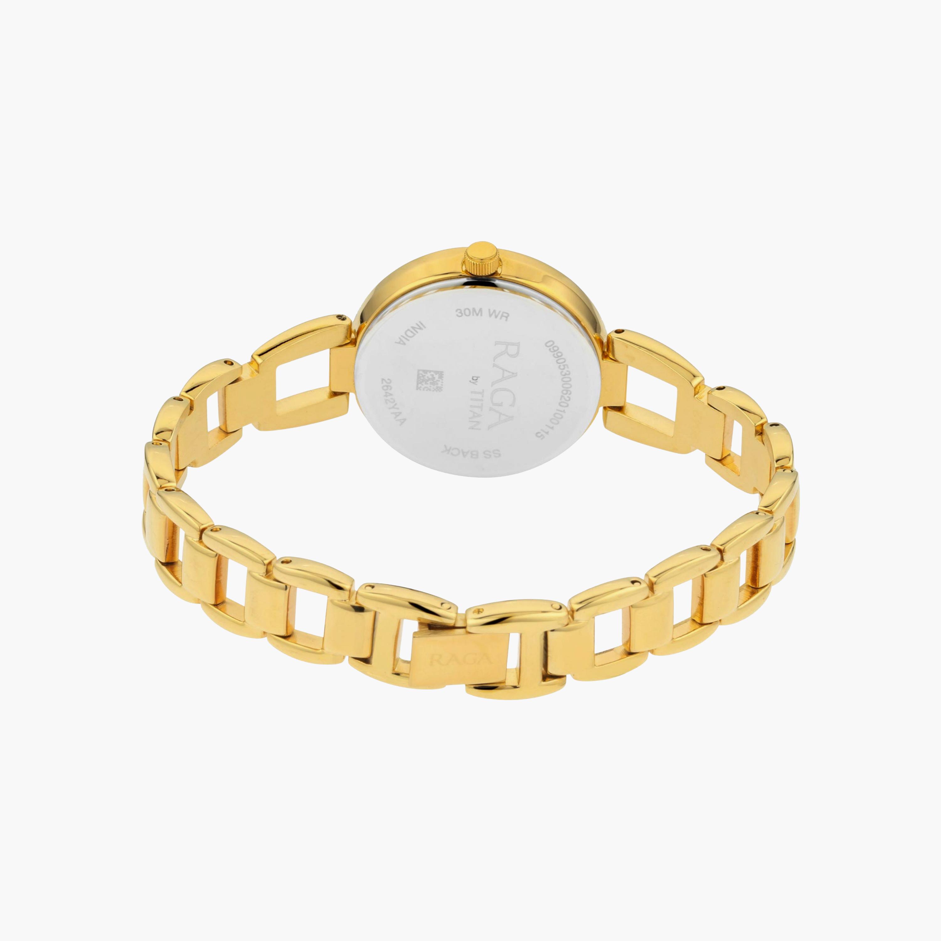 ساعة بعقارب وسوار معدني-women-watchesandjewellery-watches-image-3