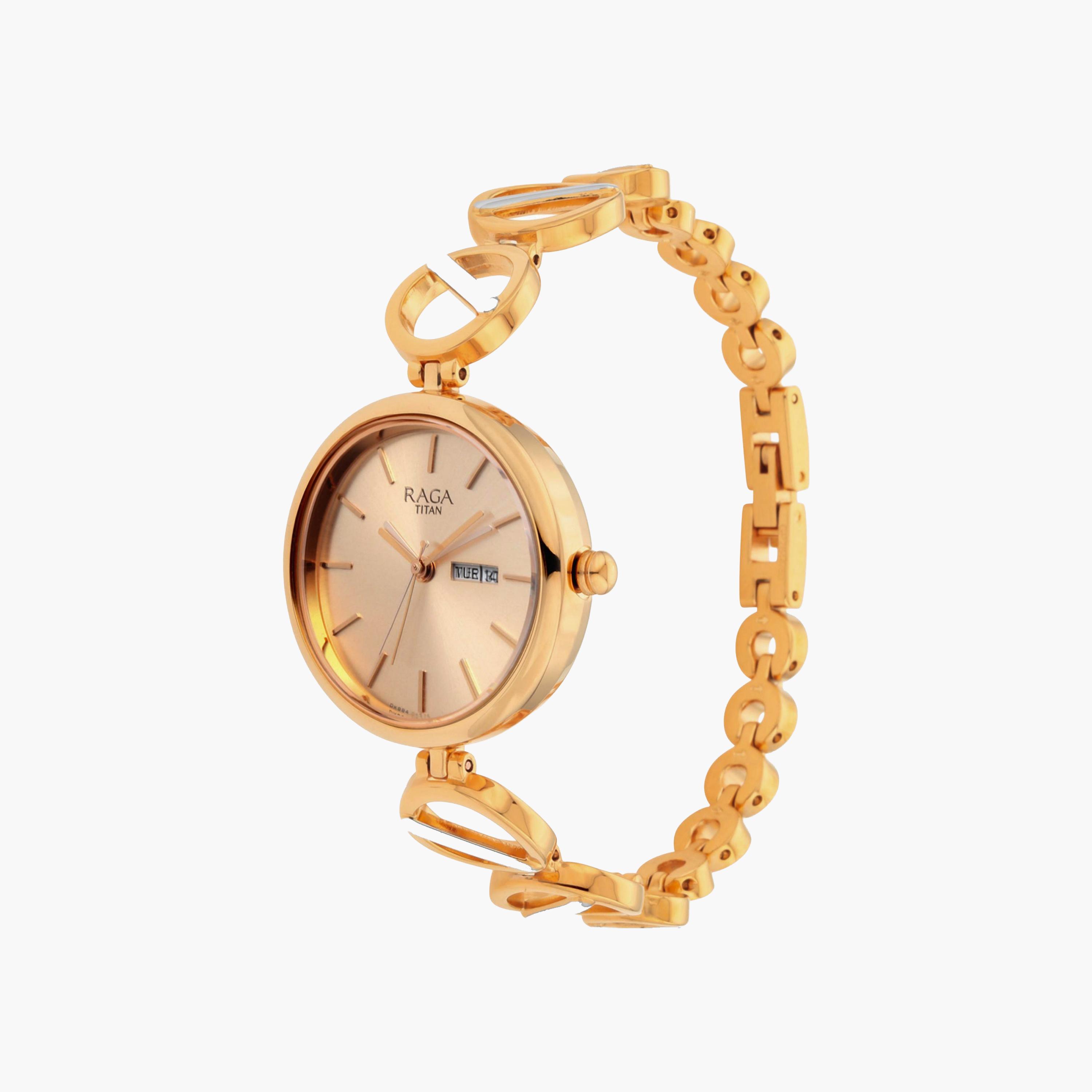 Titan Raga Circular Link Metal Strap Watch-women-watchesandjewellery-watches-image-2